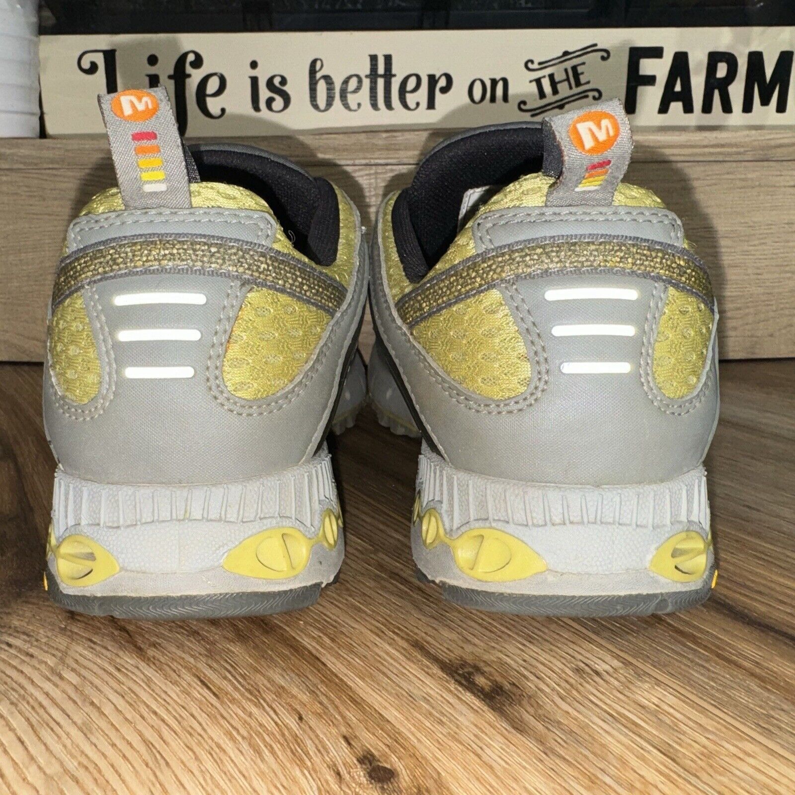 Merrell Merrell Womens Overdrive 2 Hiking Shoes Green Gray 8.5M Size US 8.5 / IT 38.5 - 3 Thumbnail
