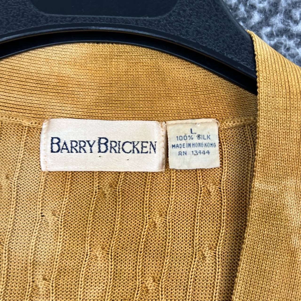 Barry Bricken Barry Bricken Cardigan Vest L Cable Knit Button Front 100% Size US L / EU 52-54 / 3 - 2 Thumbnail