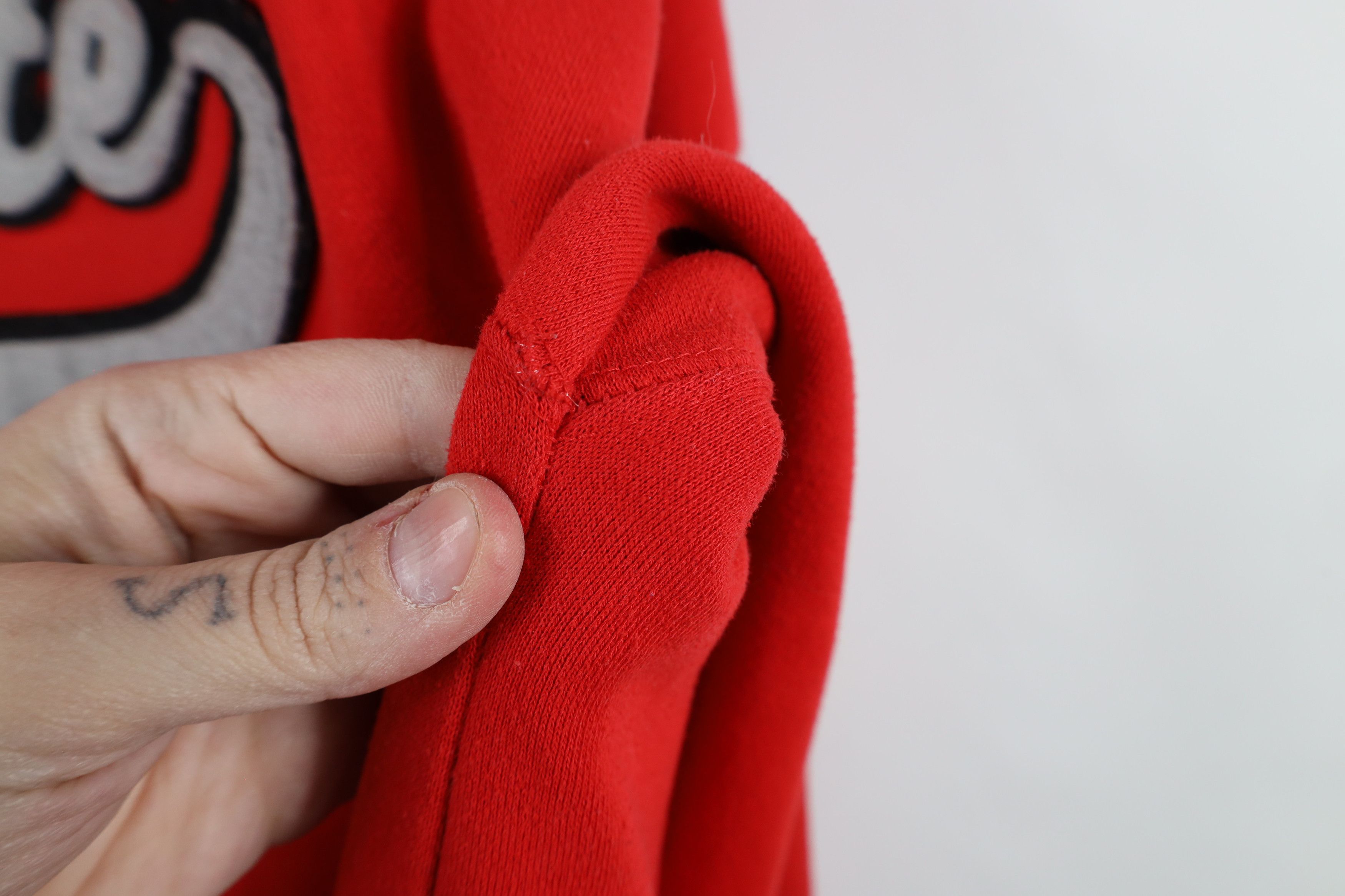 Starter × Vintage Vintage 90s Starter Script Ohio State University Hoodie Red Size US L / EU 52-54 / 3 - 9 Thumbnail