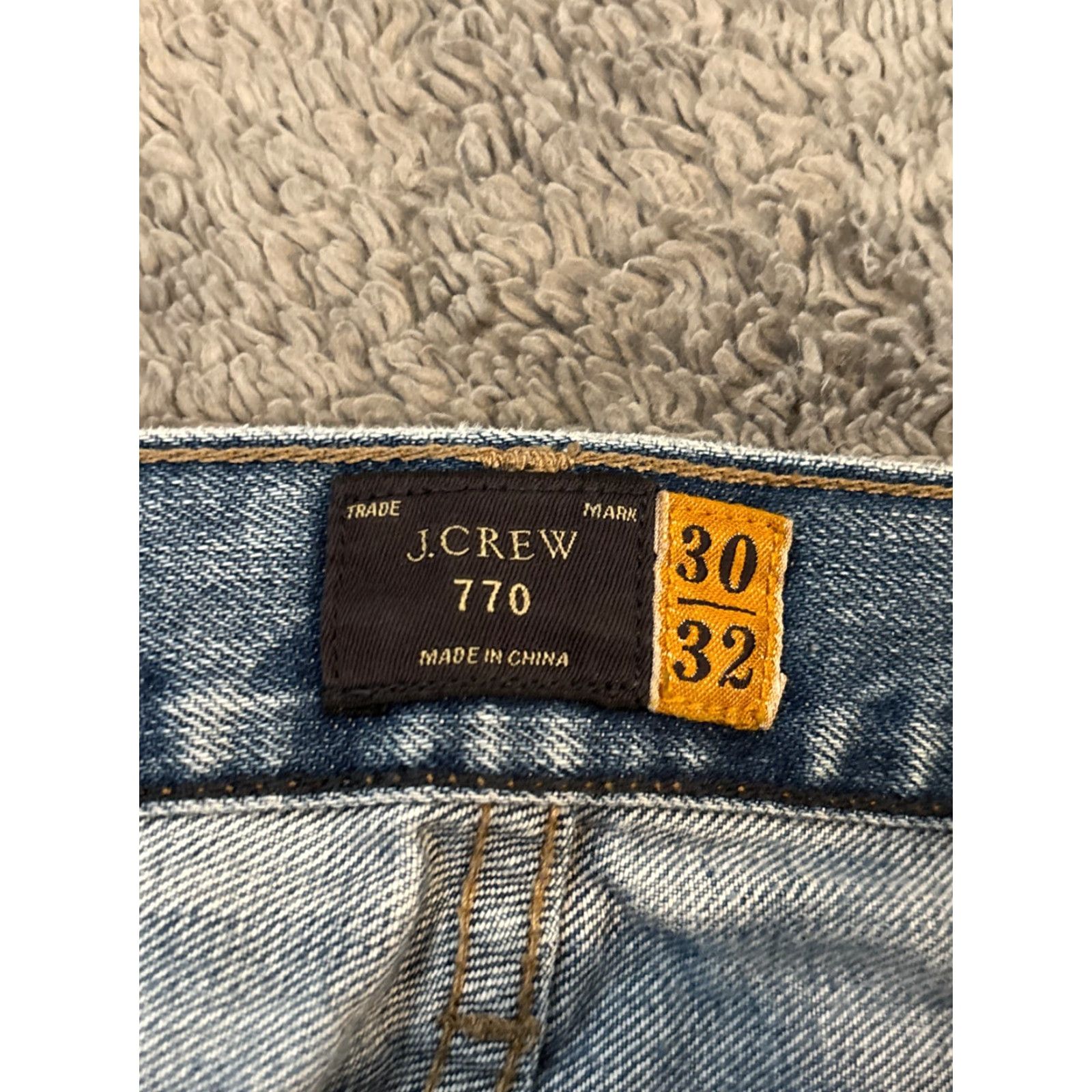 J.Crew J.CREW Jeans Mens 30x32 Blue 770 Regular Denim Pants Kaihara Fabric 5-Pocket Design Button Closure Mens Jeans Blue Regular 30 Size US 30 / EU 46 - 2 Thumbnail