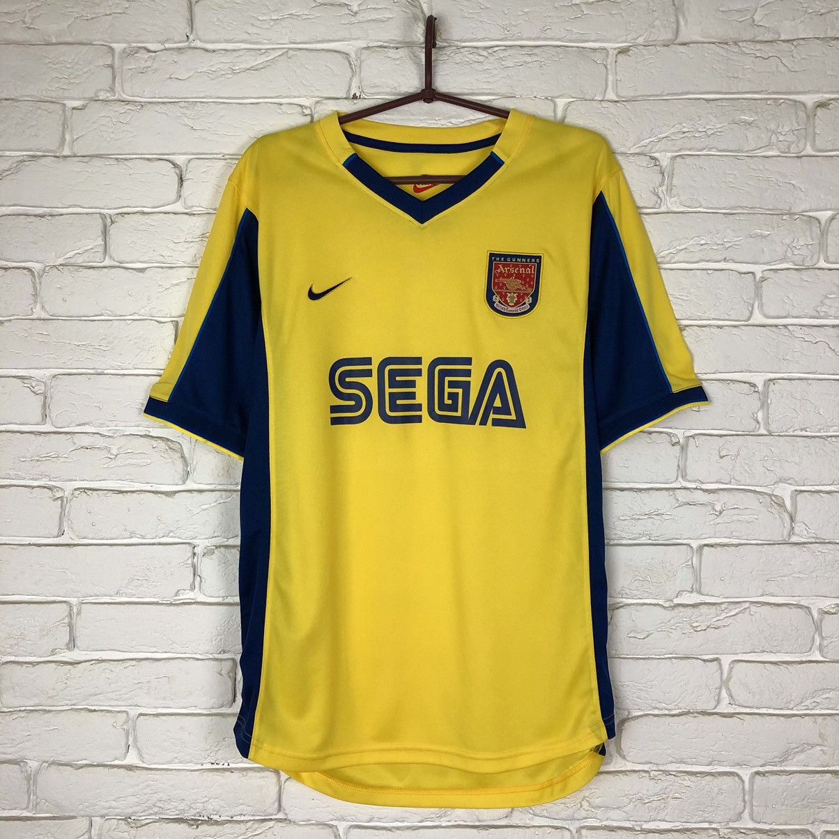 Nike Retro copy Arsenal 1999 2001 away soccer jersey Size US M / EU 48-50 / 2 - 1 Thumbnail