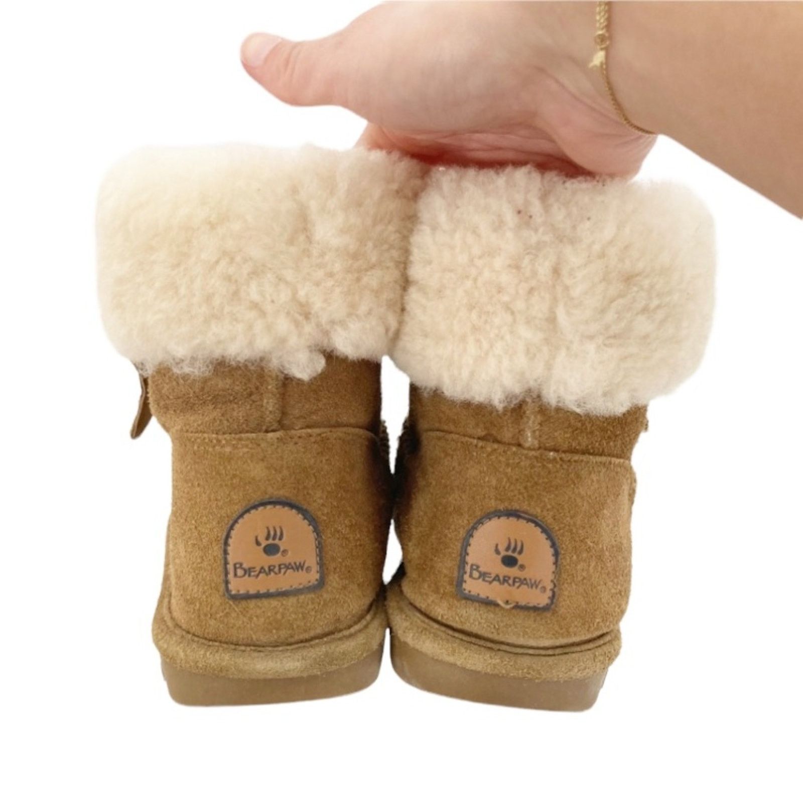 Other Bearpaw Tan Faux Fur Lined Boots Sz 7 Size US 7 / IT 37 - 5 Thumbnail