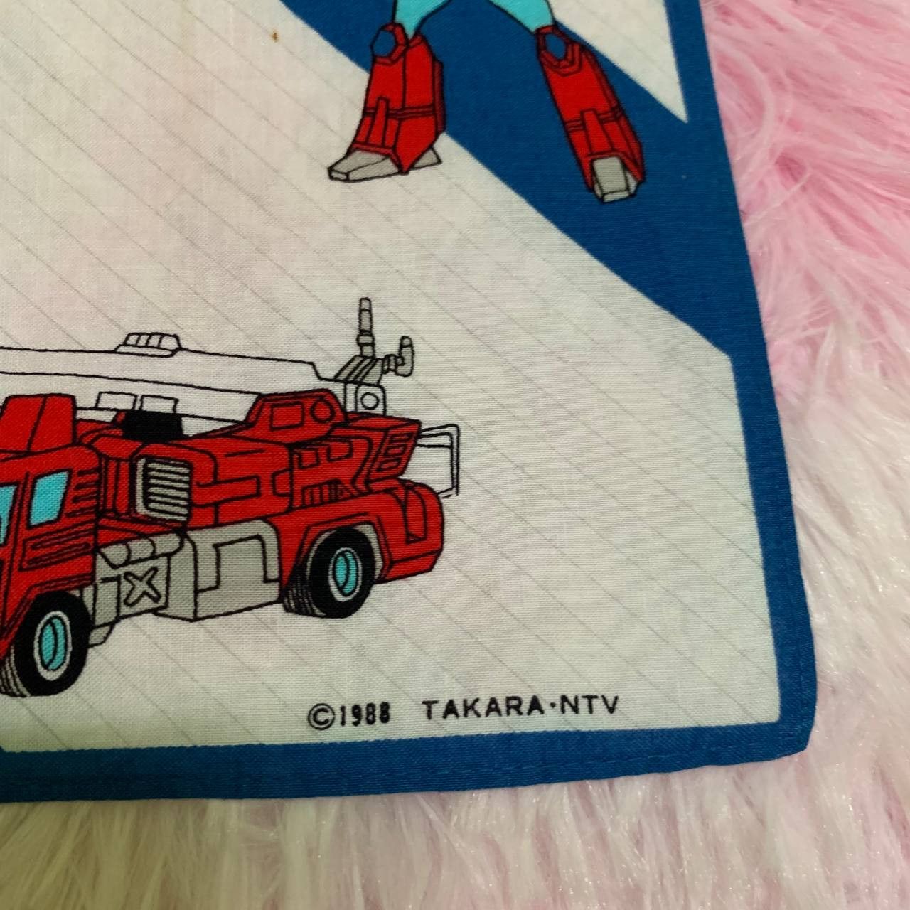 Japanese Brand × Transformers × Vintage RARE Vintage Transformers 1988 Handkerchief Bandana Size ONE SIZE - 2 Thumbnail