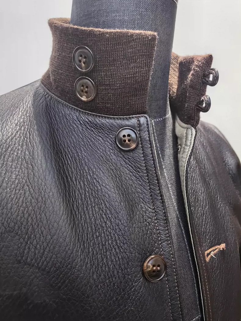 The Real McCoy's the real mccoys Size 40A1 Brown Jacket Size US M / EU 48-50 / 2 - 4 Thumbnail