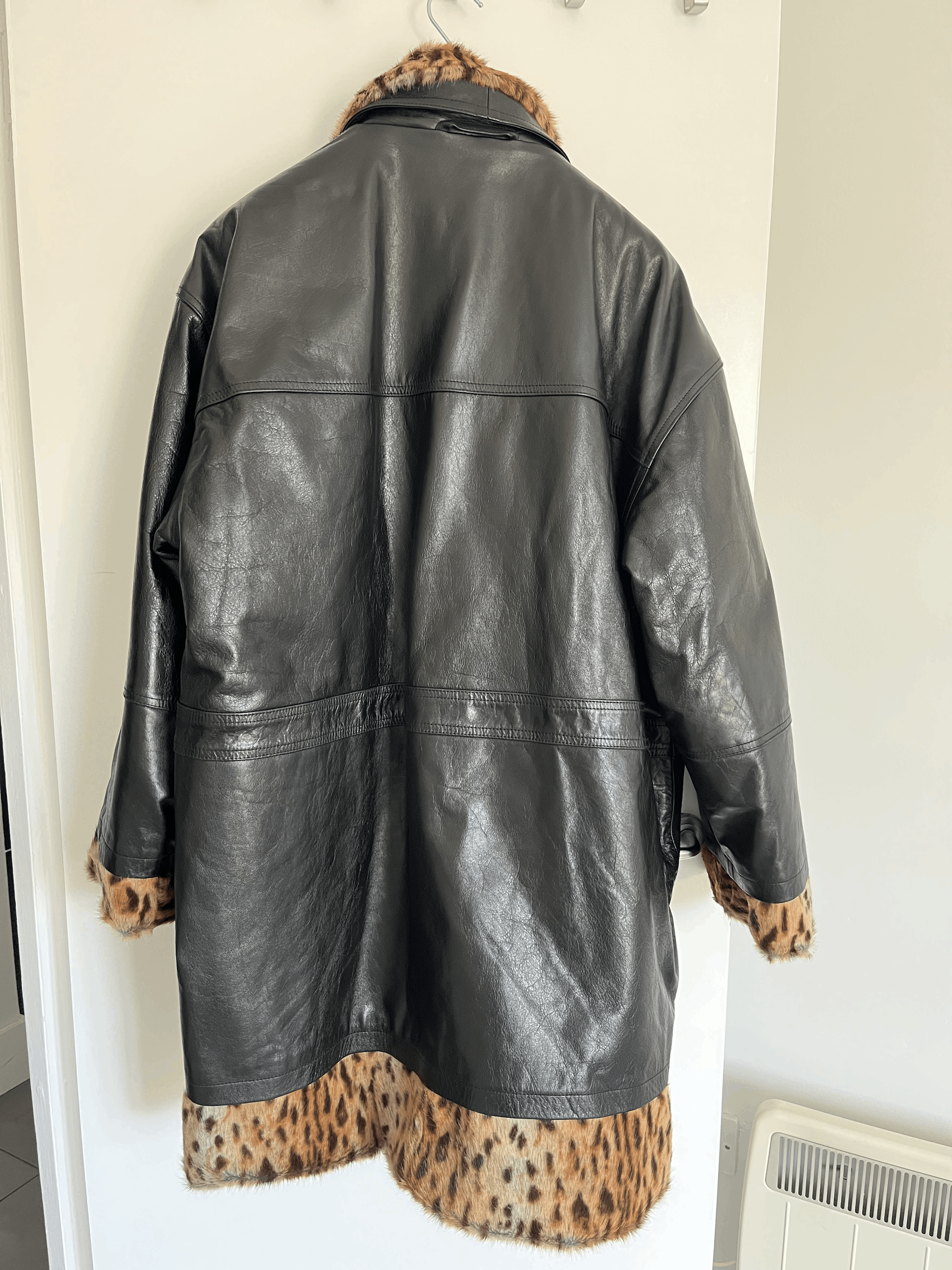 Martine Rose Leopard Reversible Leather Coat Size US M / EU 48-50 / 2 - 2 Thumbnail