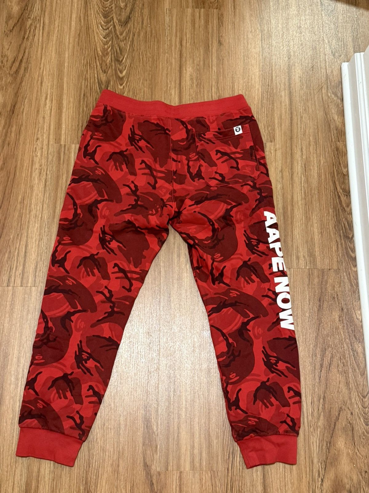 Aape × Bape red bape aape camo joggers Size US 29 - 4 Thumbnail