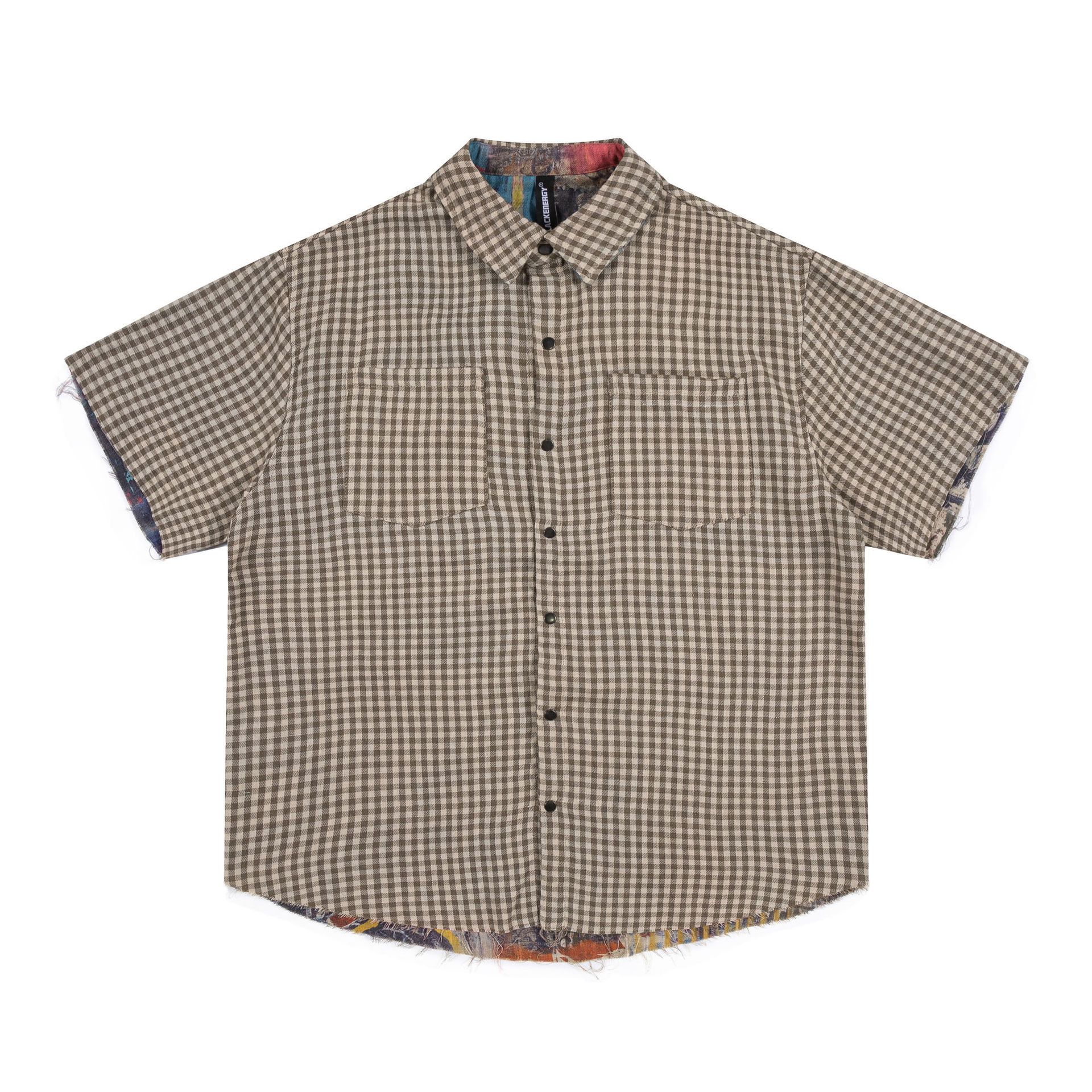 Japanese Brand × Vintage American retro plaid men's cool trendy casual shirt Size US L / EU 52-54 / 3 - 1 Thumbnail