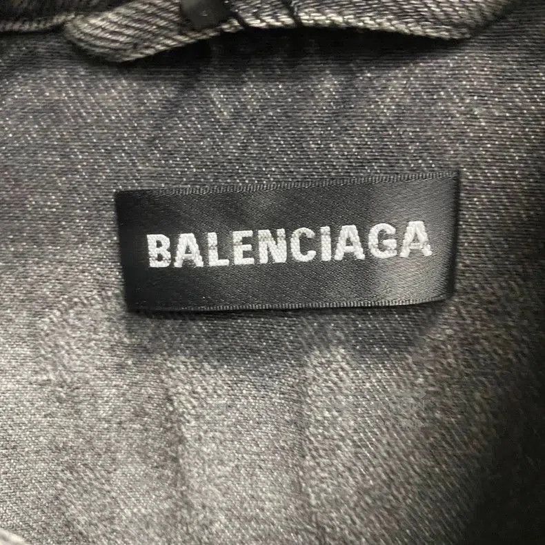 Balenciaga Balenciaga Logo Print Denim Jacket. Size US M / EU 48-50 / 2 - 3 Thumbnail