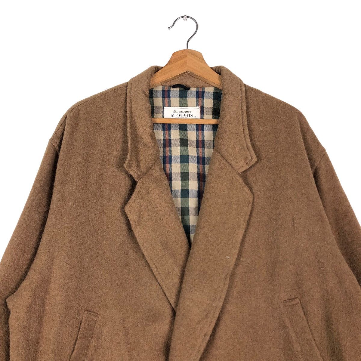Issey Miyake 🔥Vintage Wool Jacket Memphis Japan Blanket Lining Size US L / EU 52-54 / 3 - 3 Thumbnail