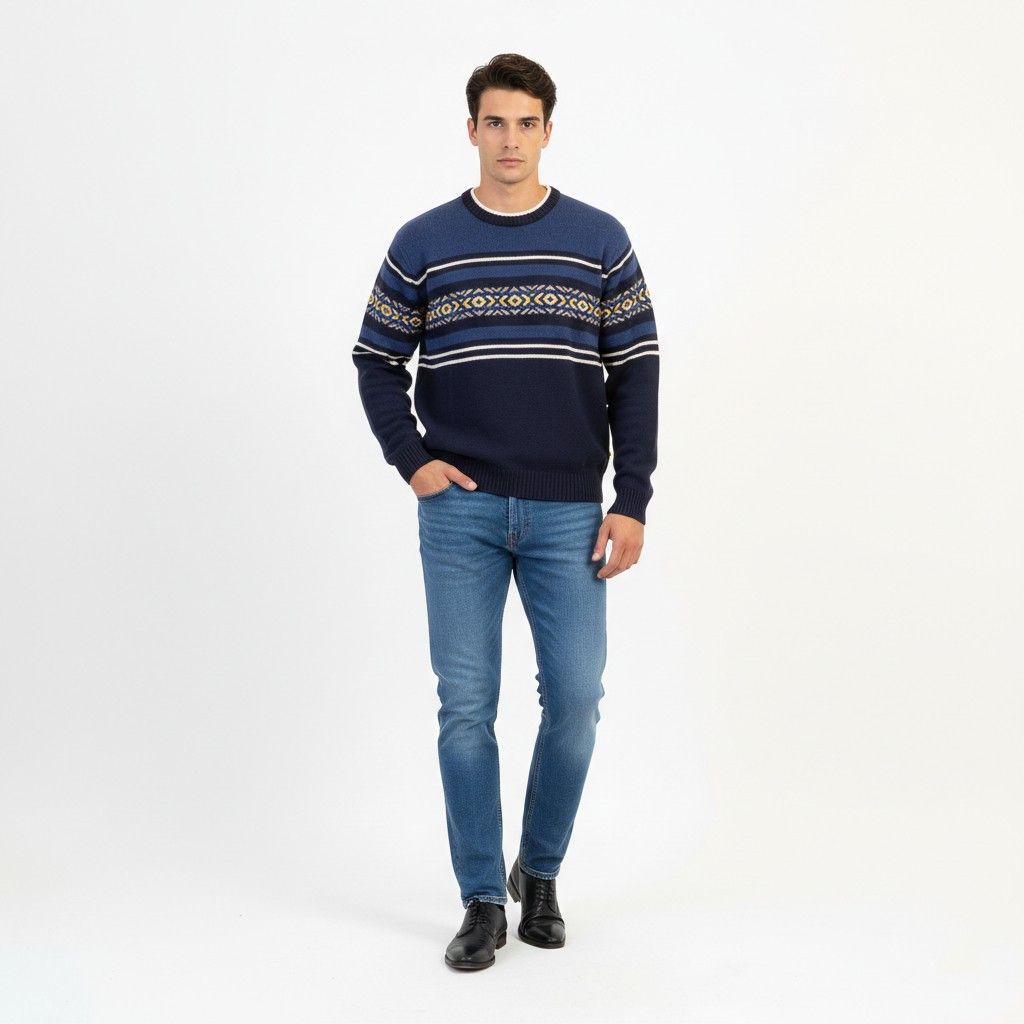 Chaps Ralph Lauren Chaps Ralph Lauren Men L Jumper Navy Cotton Vintage 2148 Size US L / EU 52-54 / 3 - 1 Thumbnail