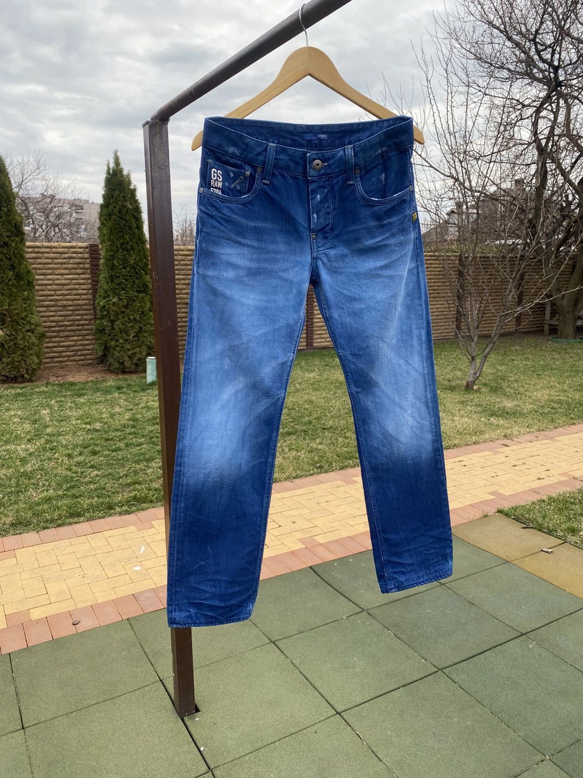 G-Star × Vintage Rare G-Star RAW 5204 Italy Jeans, Vintage GStar Raw 01 Size US 32 / EU 48 - 2 Thumbnail