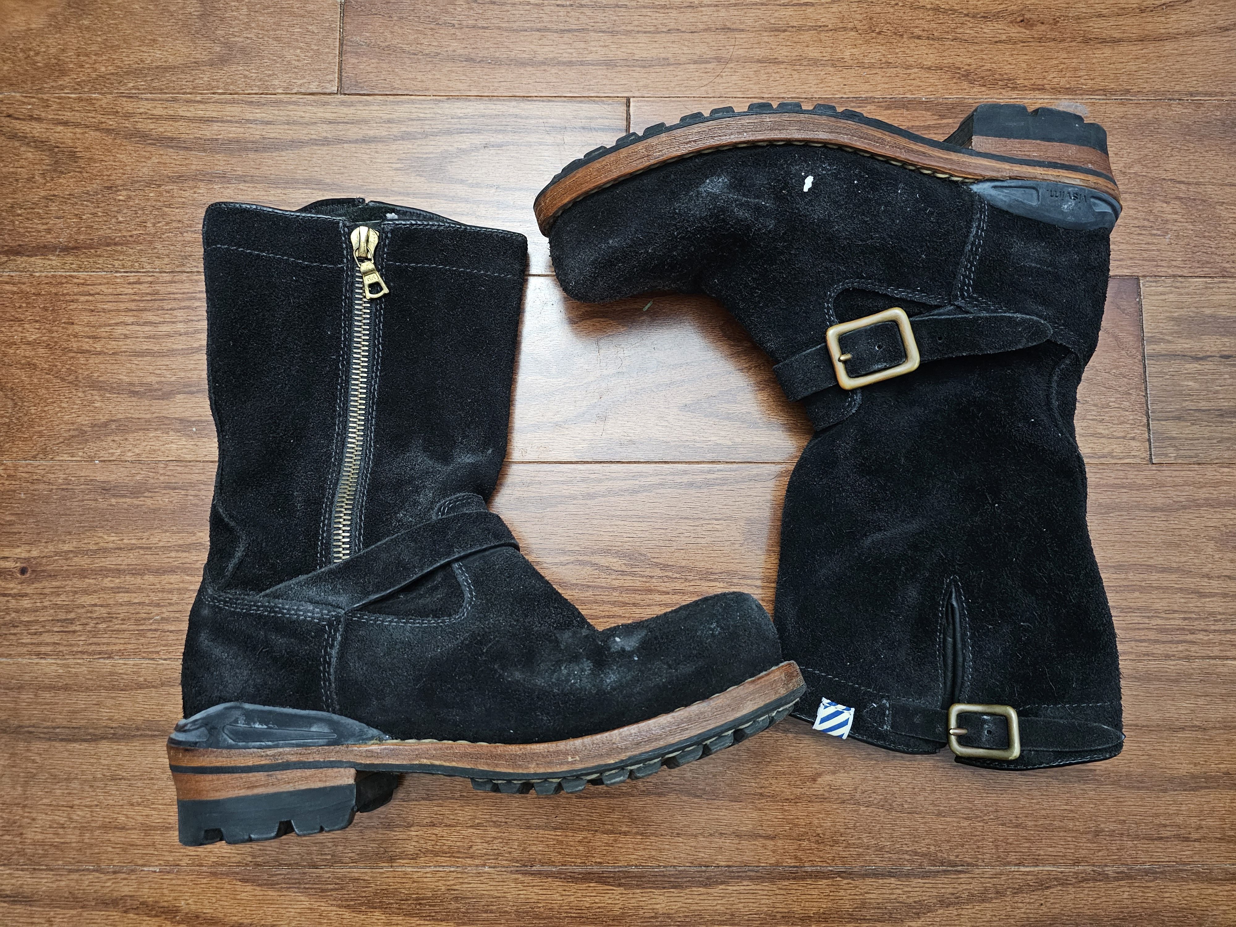 Visvim Visvim T.W.O Folk Suede Engineer Boots Size US 8 / EU 41 - 2 Thumbnail