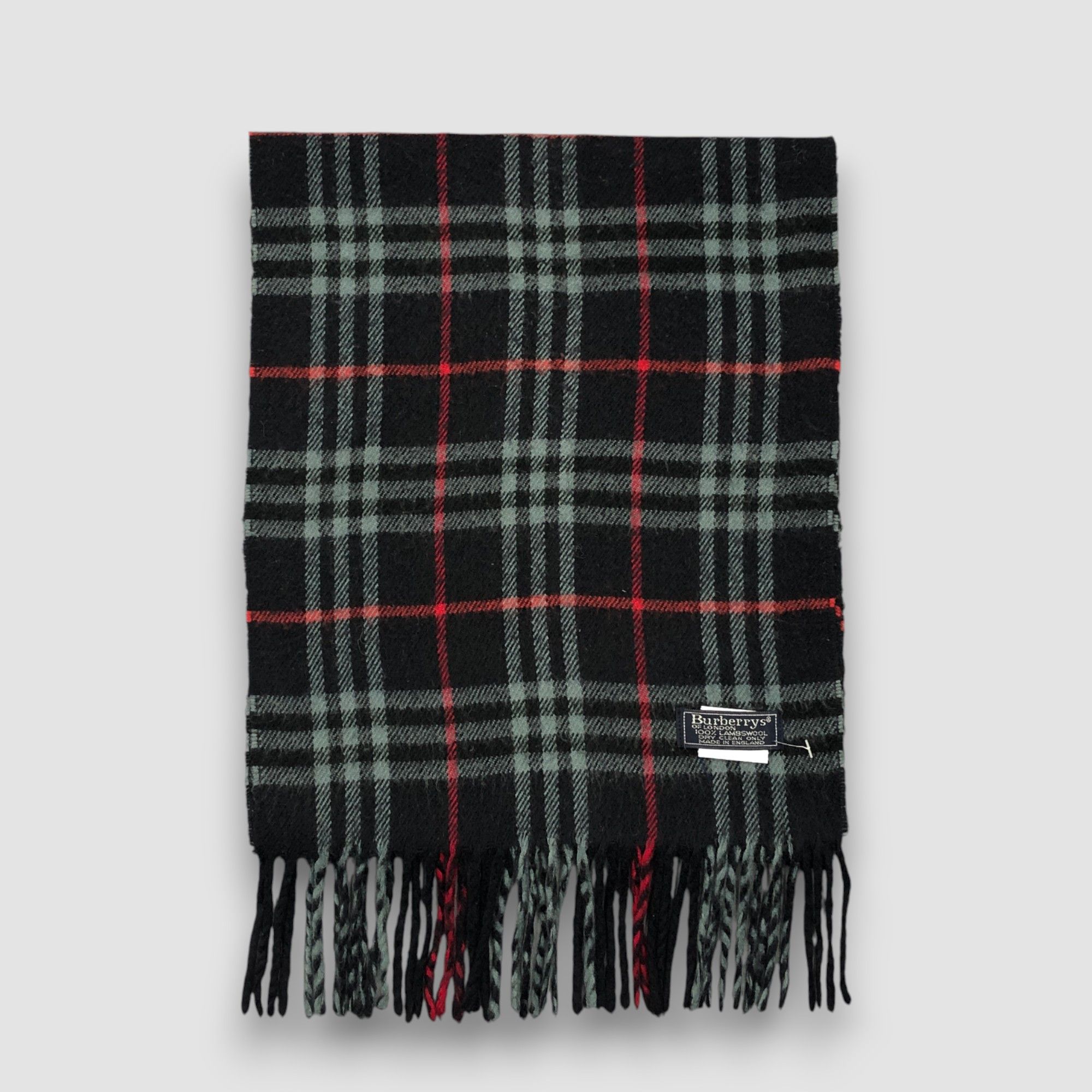Burberry Vintage Burberry Scarf Muffler Wool Nova Check Winter Size ONE SIZE - 2 Thumbnail