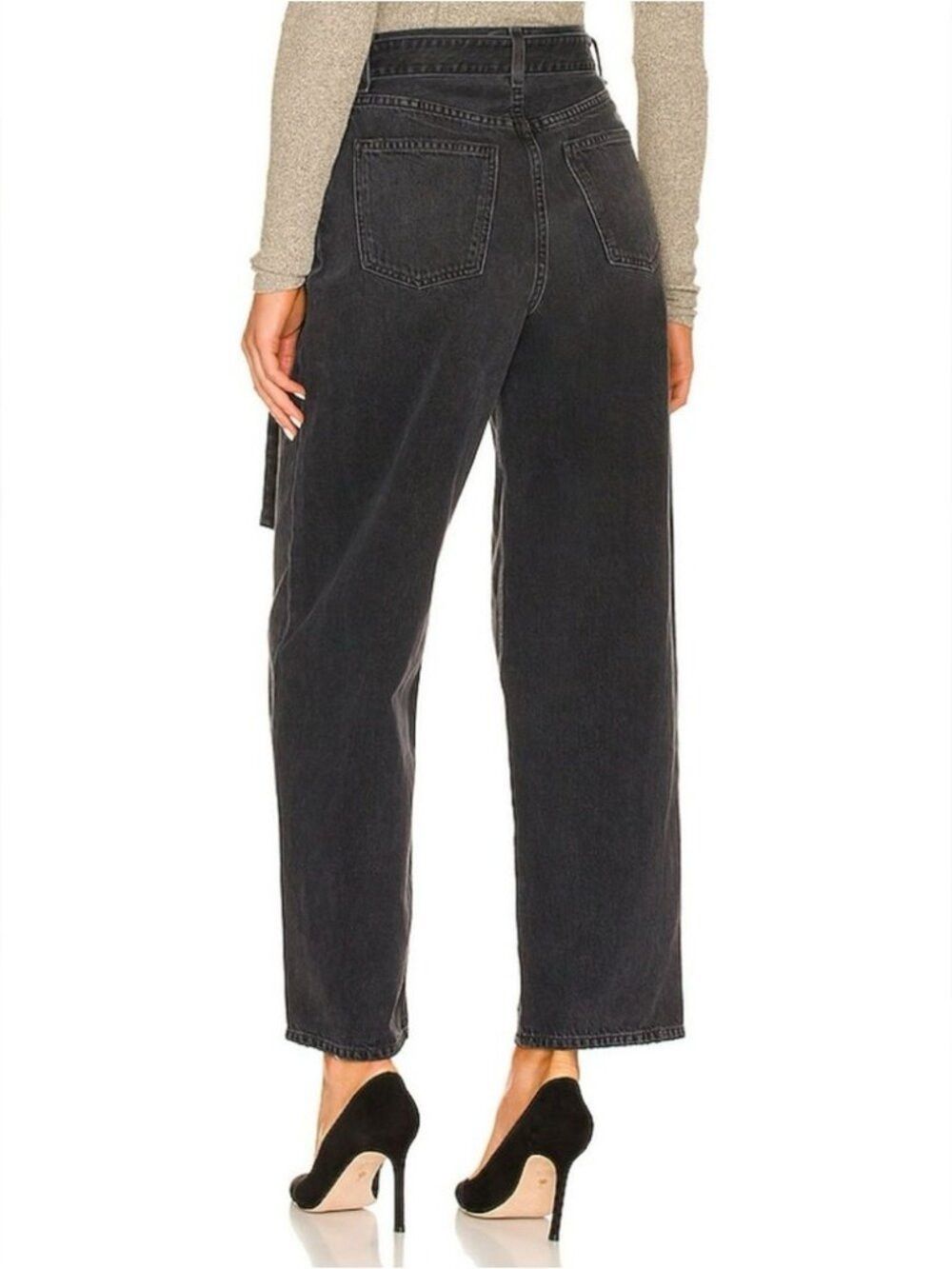 Agolde AGOLDE Belted Baggy Jeans in Conduct - 27" Size 27" / US 4 / IT 40 - 11 Thumbnail