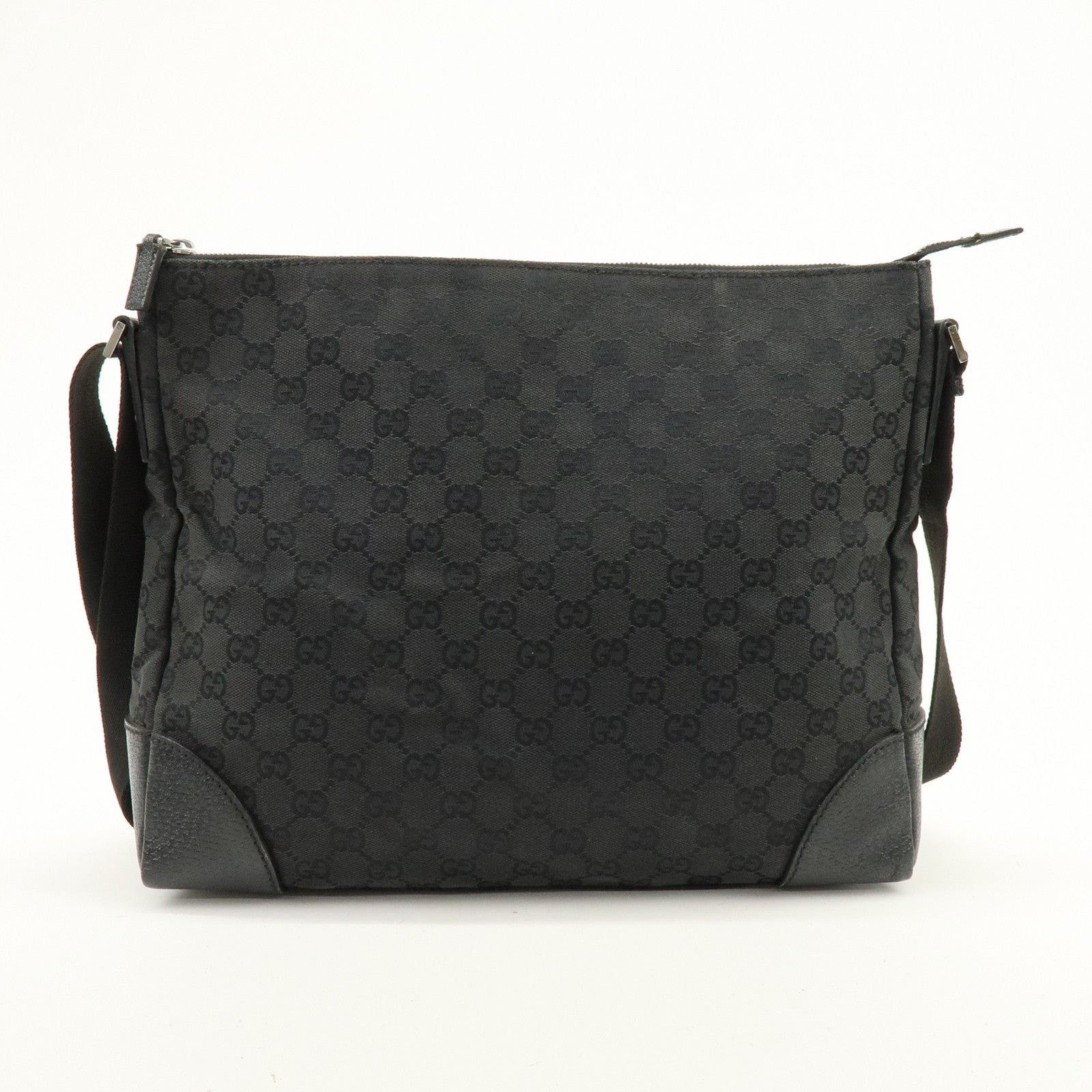 Gucci Gucci GG Canvas Messenger Bag Black Size ONE SIZE - 2 Thumbnail