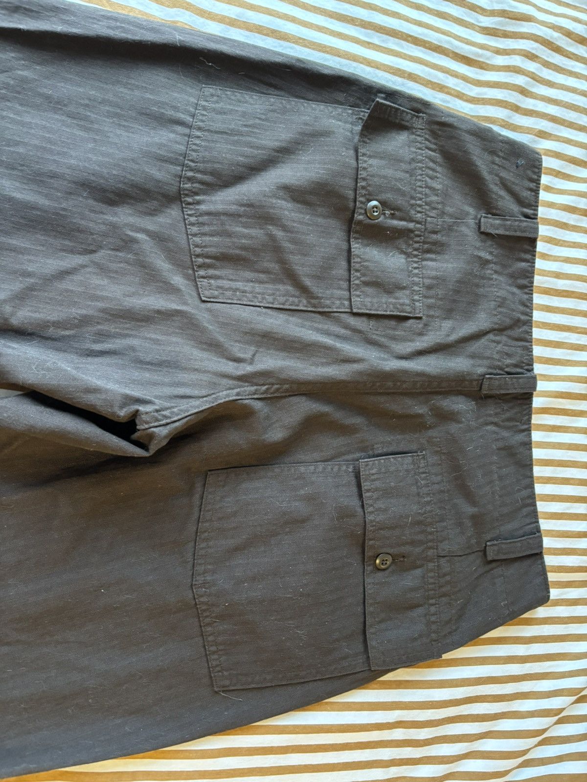 Abercrombie & Fitch Abercrombie & Fitch loose fit herringbone trousers Size US 32 / EU 48 - 5 Thumbnail