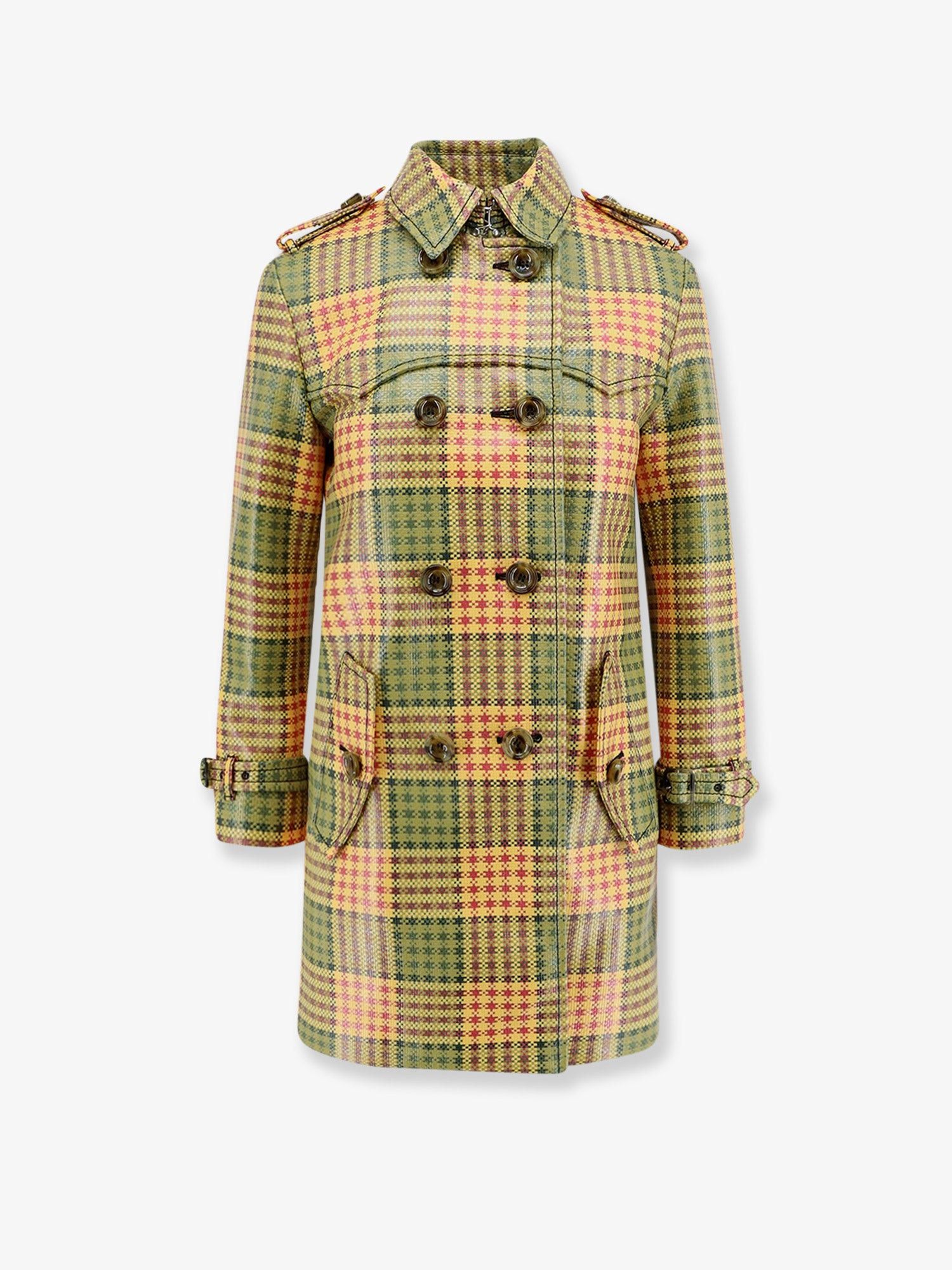 Burberry Summerside Multicolor Madras Coat Size M / US 6-8 / IT 42-44 - 1 Thumbnail