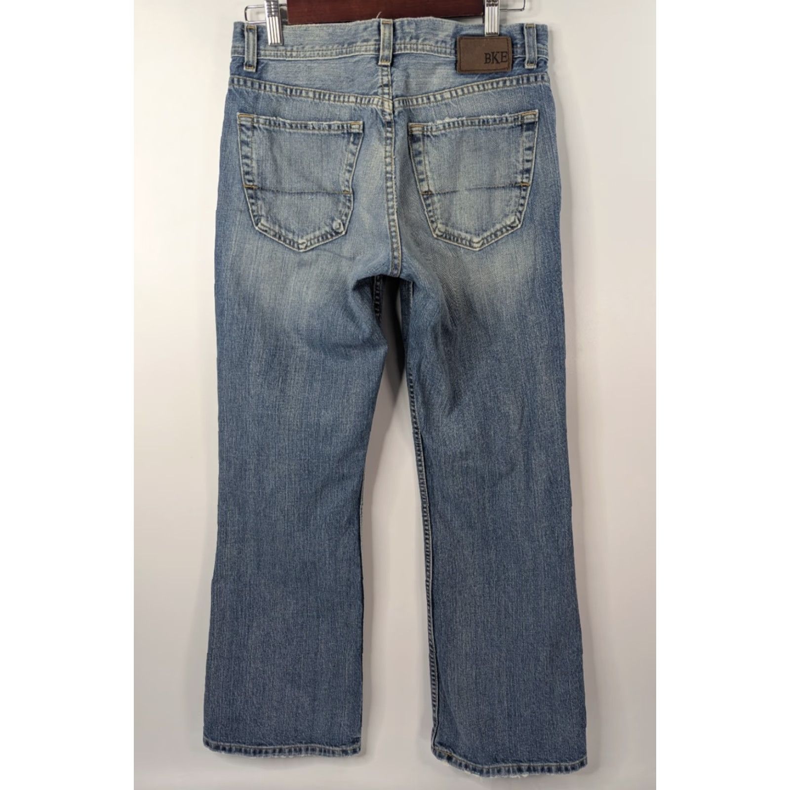 Vintage VINTAGE Buckle Jeans Womens 30x30 Bootcut Flares Mid Rise Blue Denim Cotton Blend, Cotton Advanced Search: Buckle Bke Jeans, Bootcut, Mid Rise, Flared Size 30" / US 8 / IT 44 - 5 Thumbnail