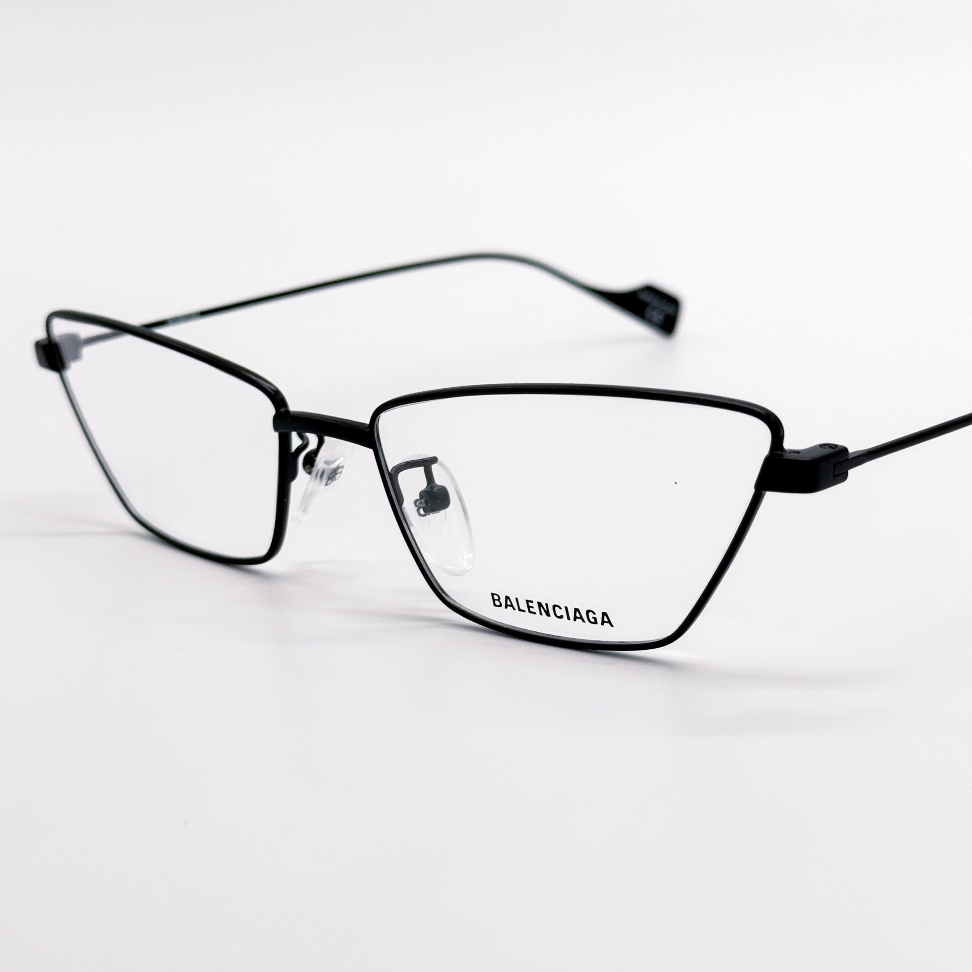 Balenciaga NEW BALENCIAGA EYEGLASSES BB0091O 001 CAT EYE BLACK WOMEN EY Size ONE SIZE - 6 Thumbnail