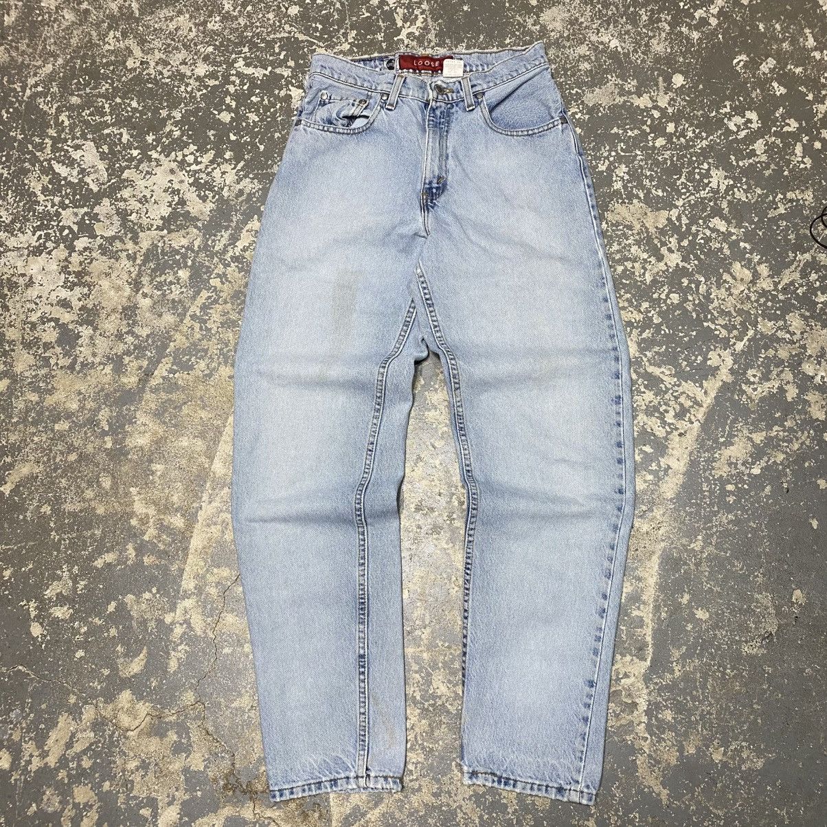 Levi's × Vintage Vintage Levi’s Silvertab Loose Light Wash BaggyJeans USA 90s Size US 28 / EU 44 - 5 Thumbnail