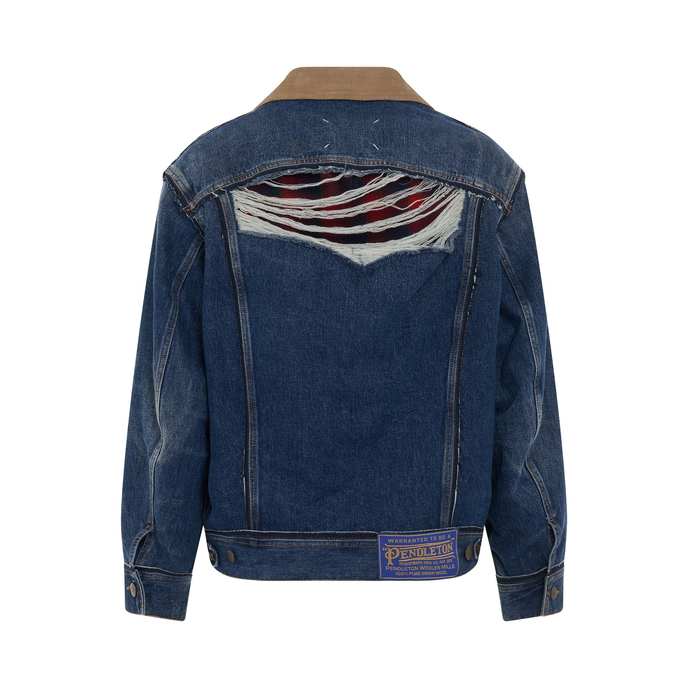 Maison Margiela o1mris0824 Denim Jacket in Indigo Size US L / EU 52-54 / 3 - 2 Thumbnail