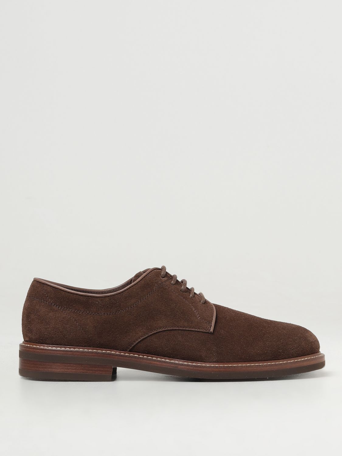 image of Brunello Cucinelli Brogue Shoes Men Brown (Size 9)