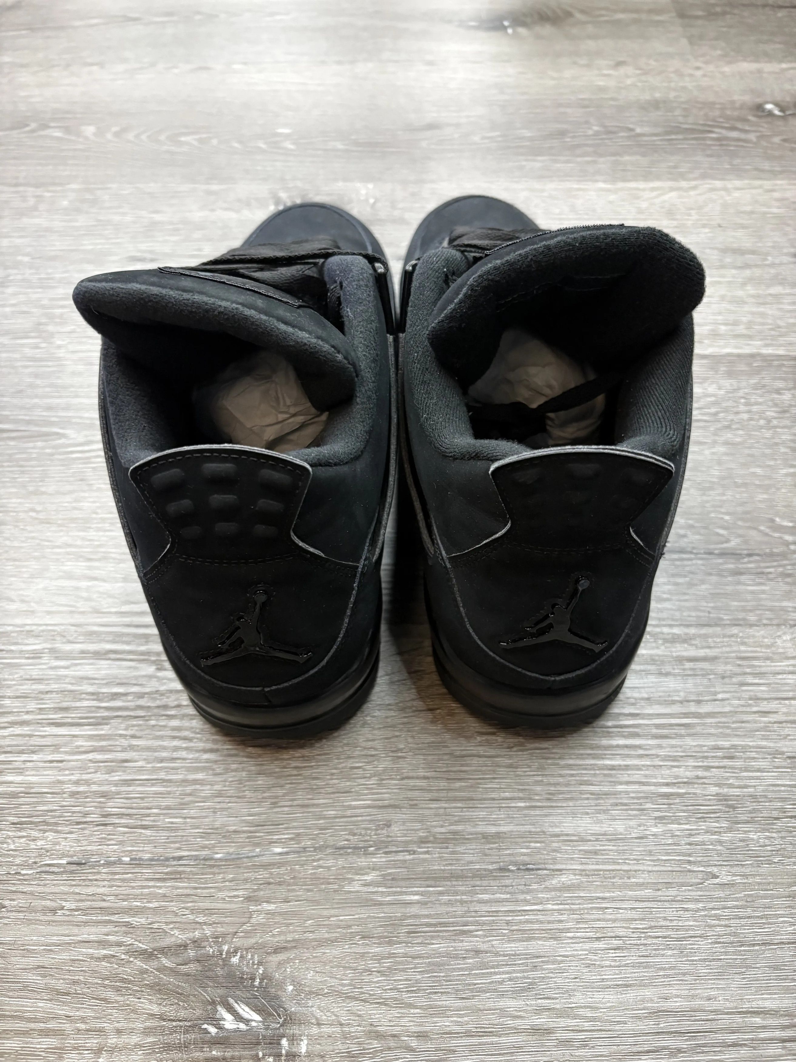 Jordan Brand Air Jordan 4 Retro "Black Cat" (2020) **PRE-OWNED** Size US 13 / EU 46 - 4 Thumbnail