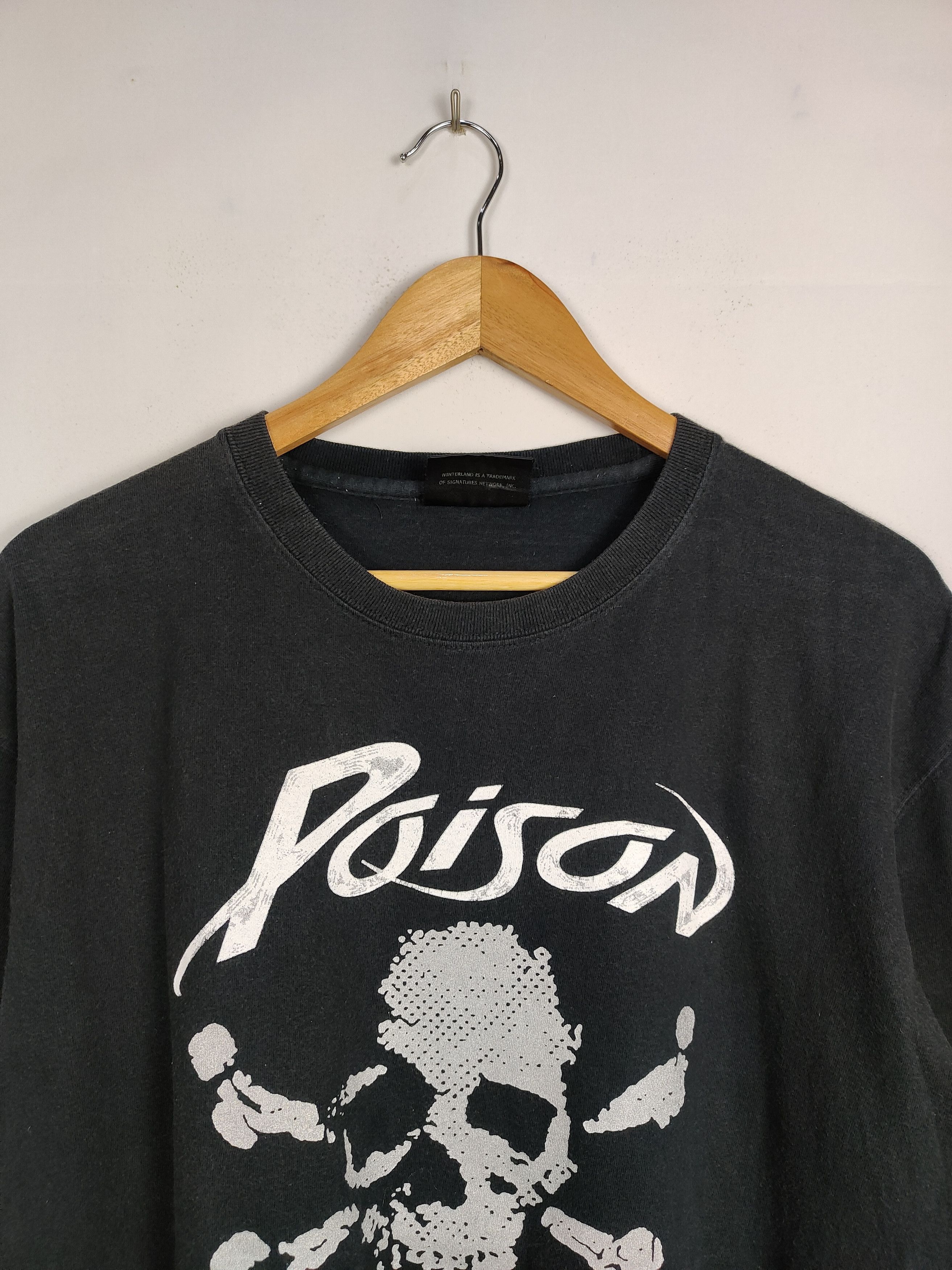 Band Tees × Vintage Vintage Poison Band Winterland Copyright Size US XL / EU 56 / 4 - 2 Thumbnail