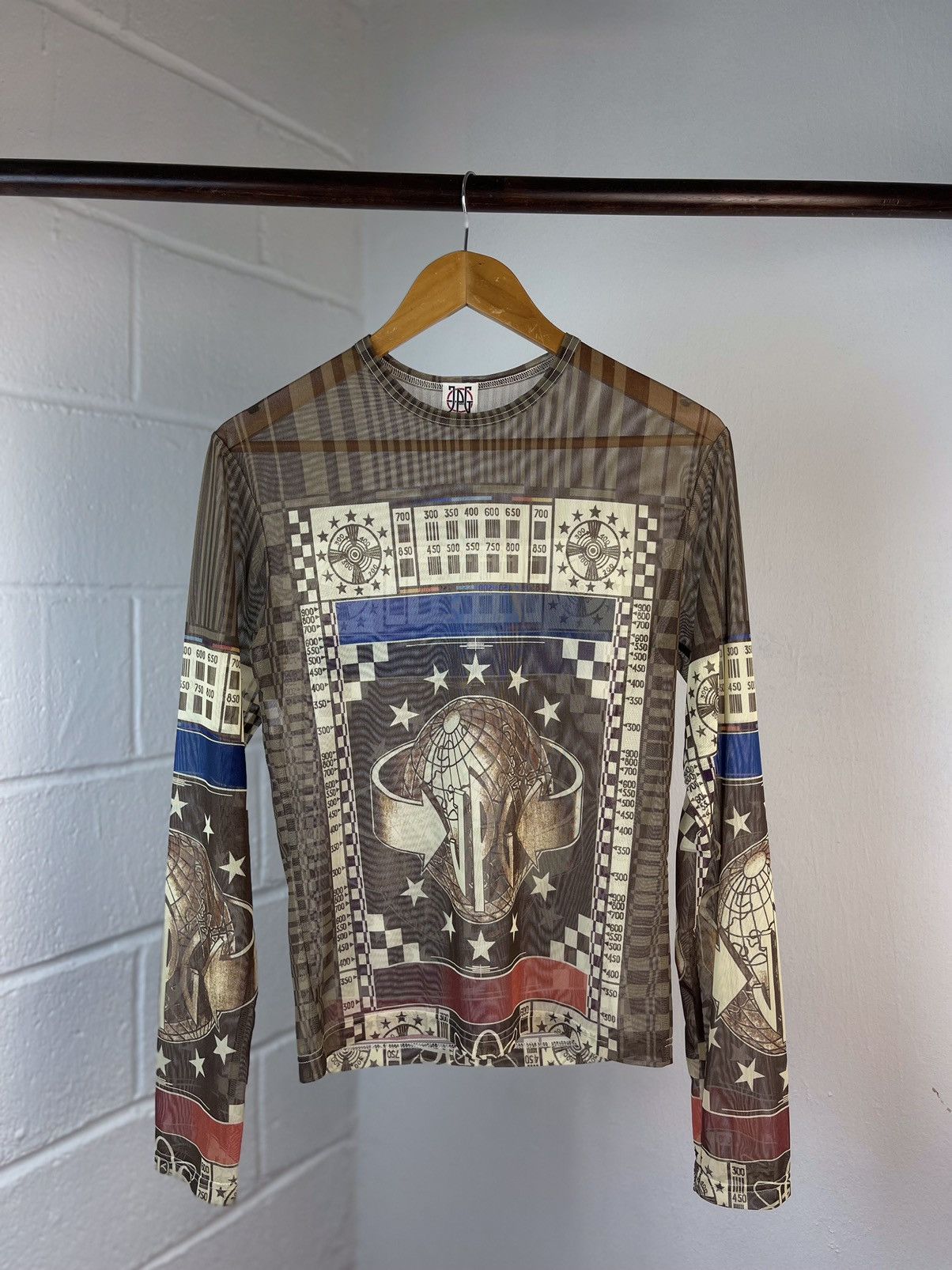 Grailed × Jean Paul Gaultier Most Iconic 1994 Runway Jean Paul Gaultier Globe Mesh Top Size US S / EU 44-46 / 1 - 5 Thumbnail