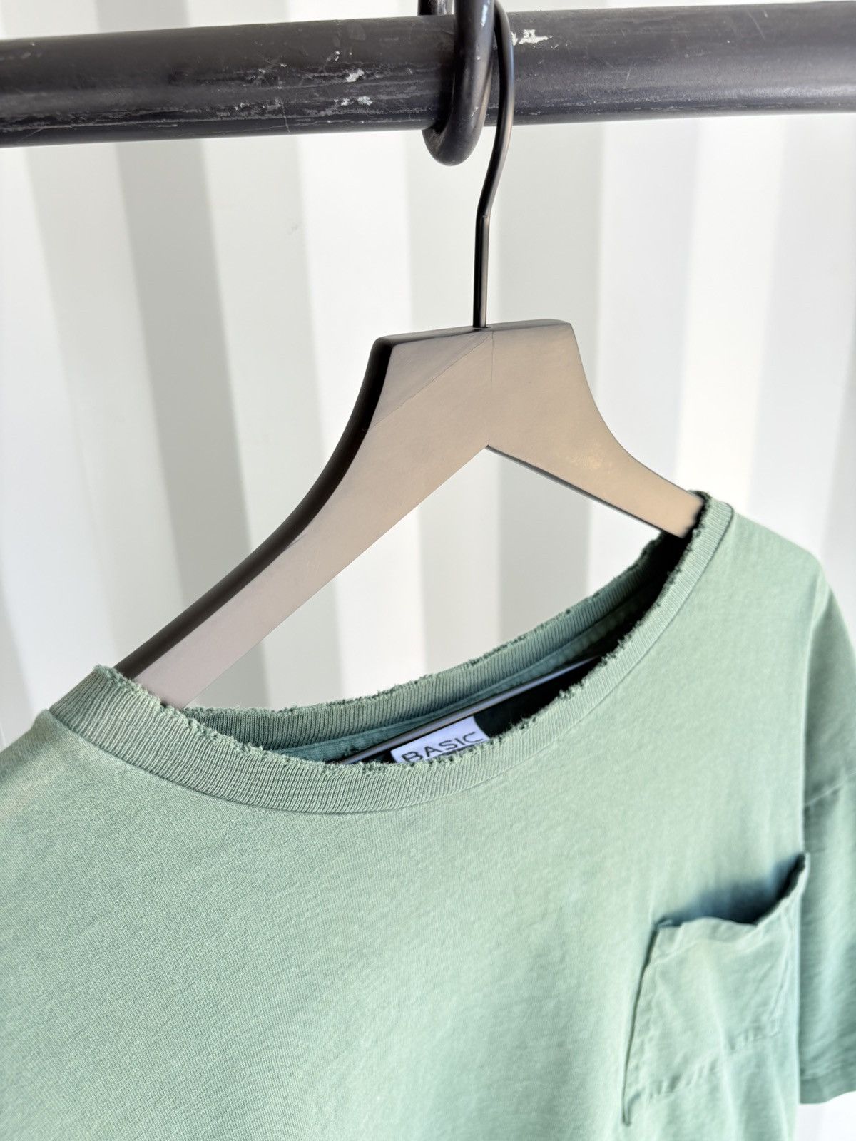 Vintage Vintage Blank Boxy Pocket Shirt Faded Distressed GRUNGE Size US XXL / EU 58 / 5 - 4 Thumbnail