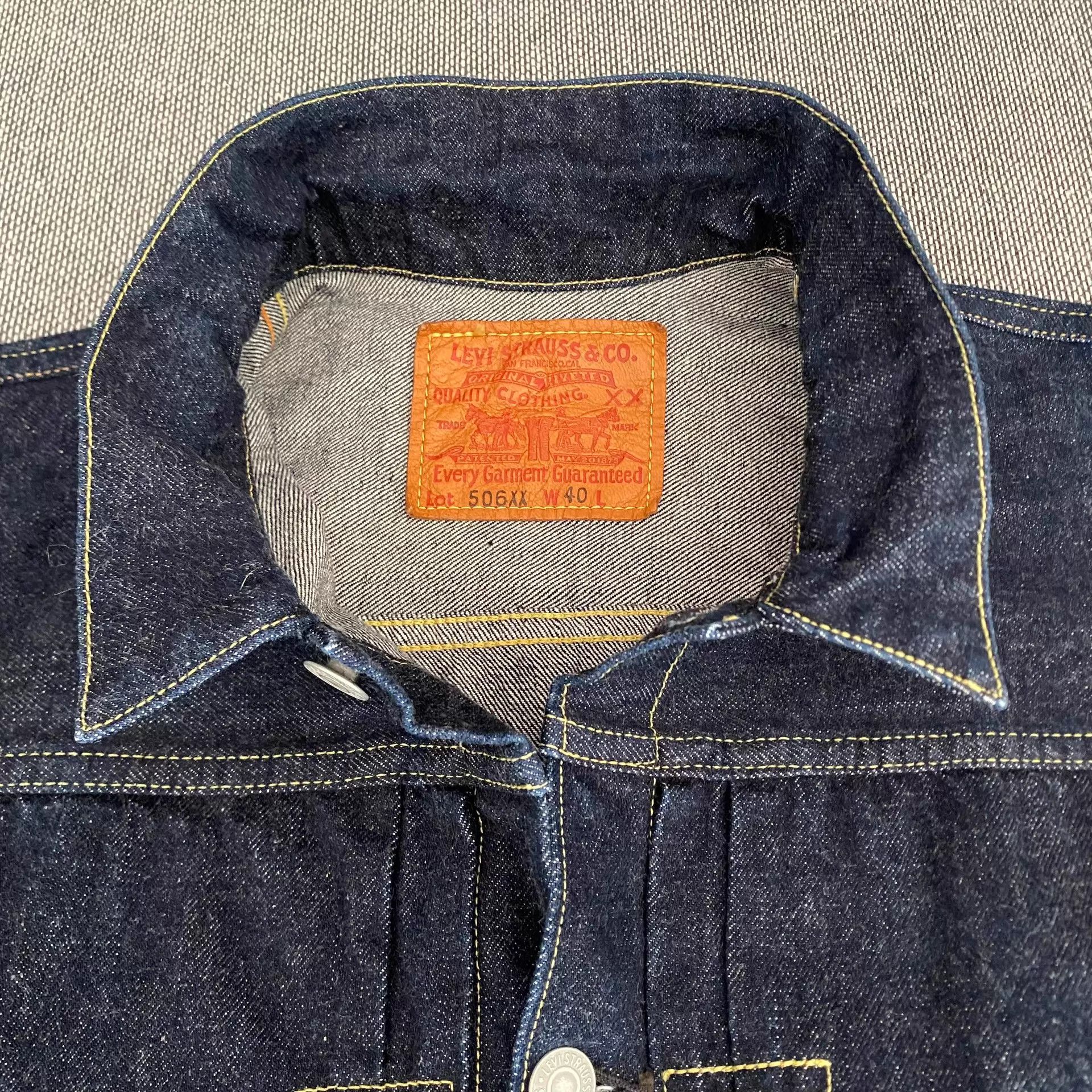 Levi's Levi's LVC 506 Type 1 New Raw Denim Jacket Japan 3001 08 40 Size US S / EU 44-46 / 1 - 3 Thumbnail