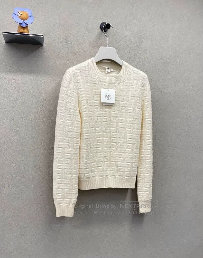 Hermes Hermes Beige Sweater Size XS / US 0-2 / IT 36-38 - 3 Thumbnail