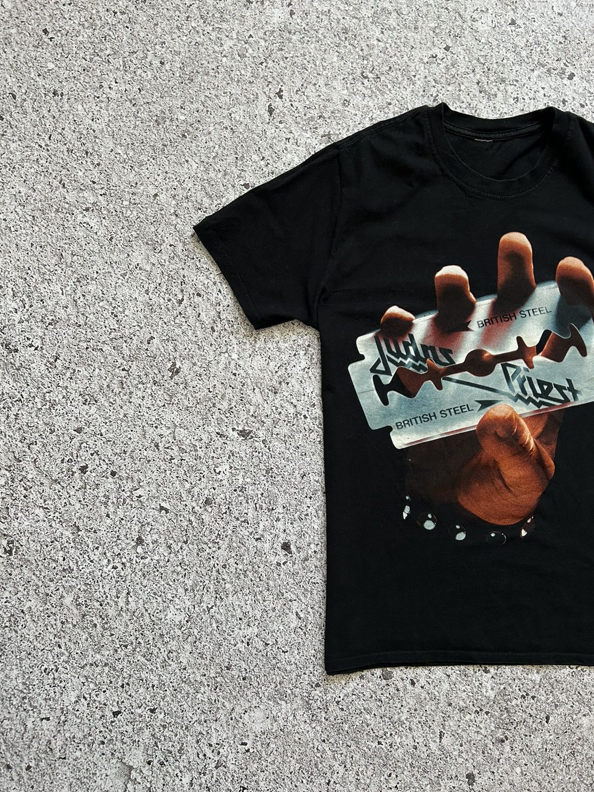 Band Tees × Vintage Vintage 00s Judas Priest British Steel Rock Band T-Shirt Size US S / EU 44-46 / 1 - 4 Thumbnail