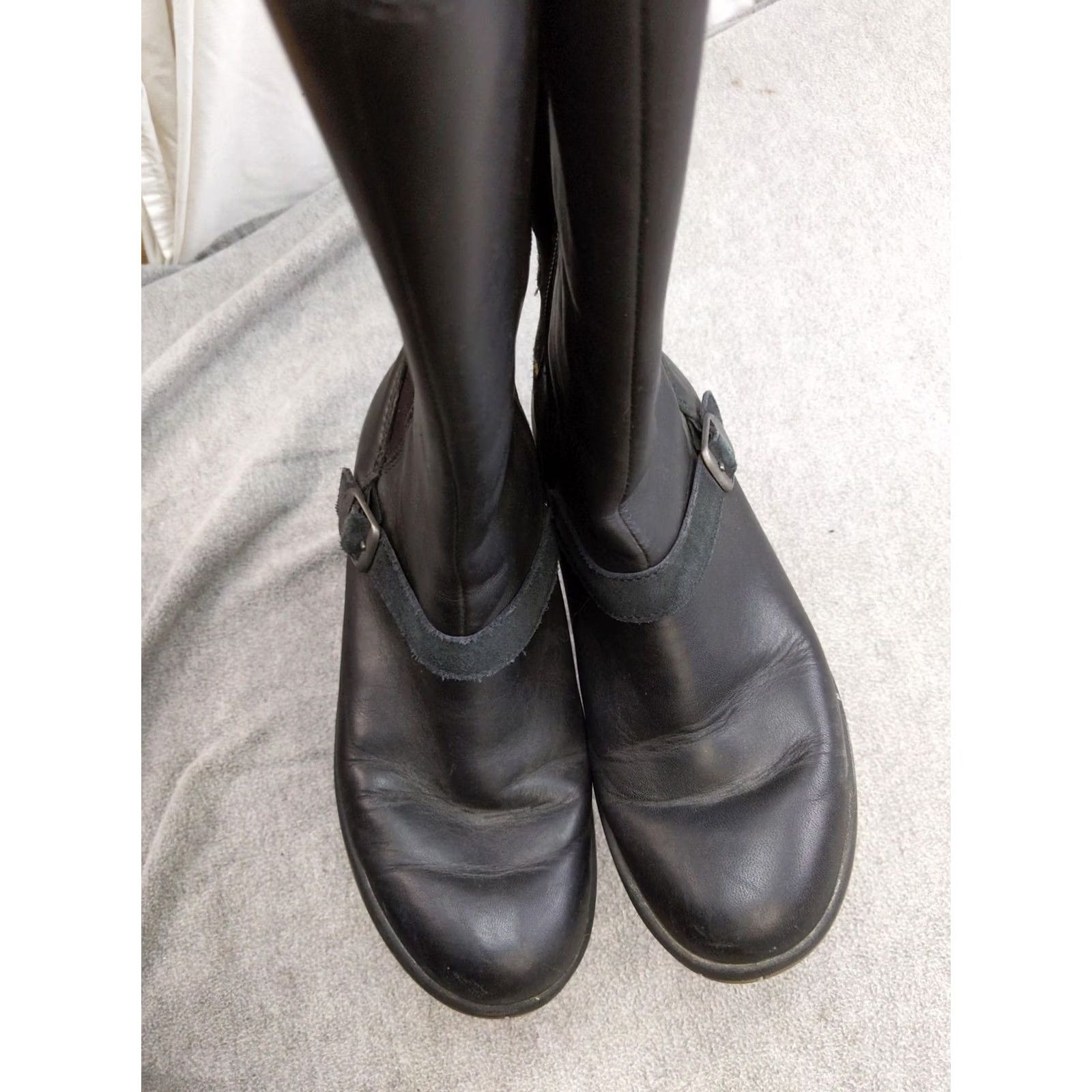 Chaco Chaco Boots Womens Mid-Calf Waterproof Zip Leather Black 7.5 38.5 Size 7.5 Waterproof Leather Boot Womens Size US 8 / IT 38 - 6 Thumbnail
