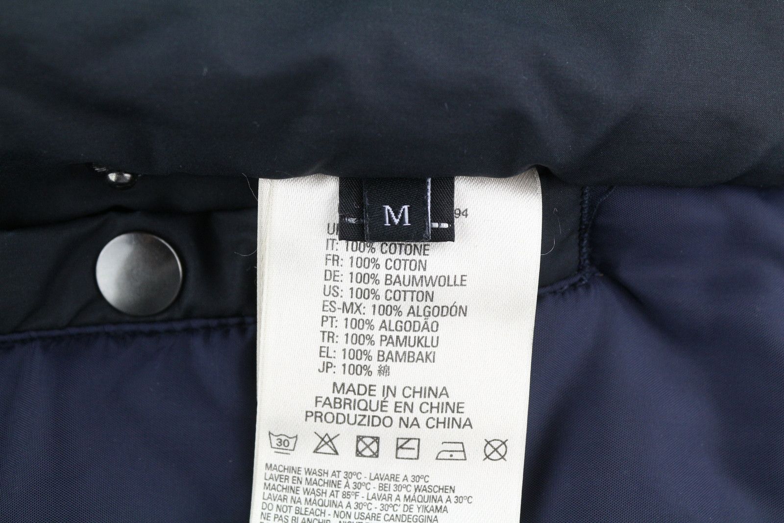 Diesel M Black Full Zip Hooded Insulated Drawstring Pockets 86369 Size US M / EU 48-50 / 2 - 7 Thumbnail