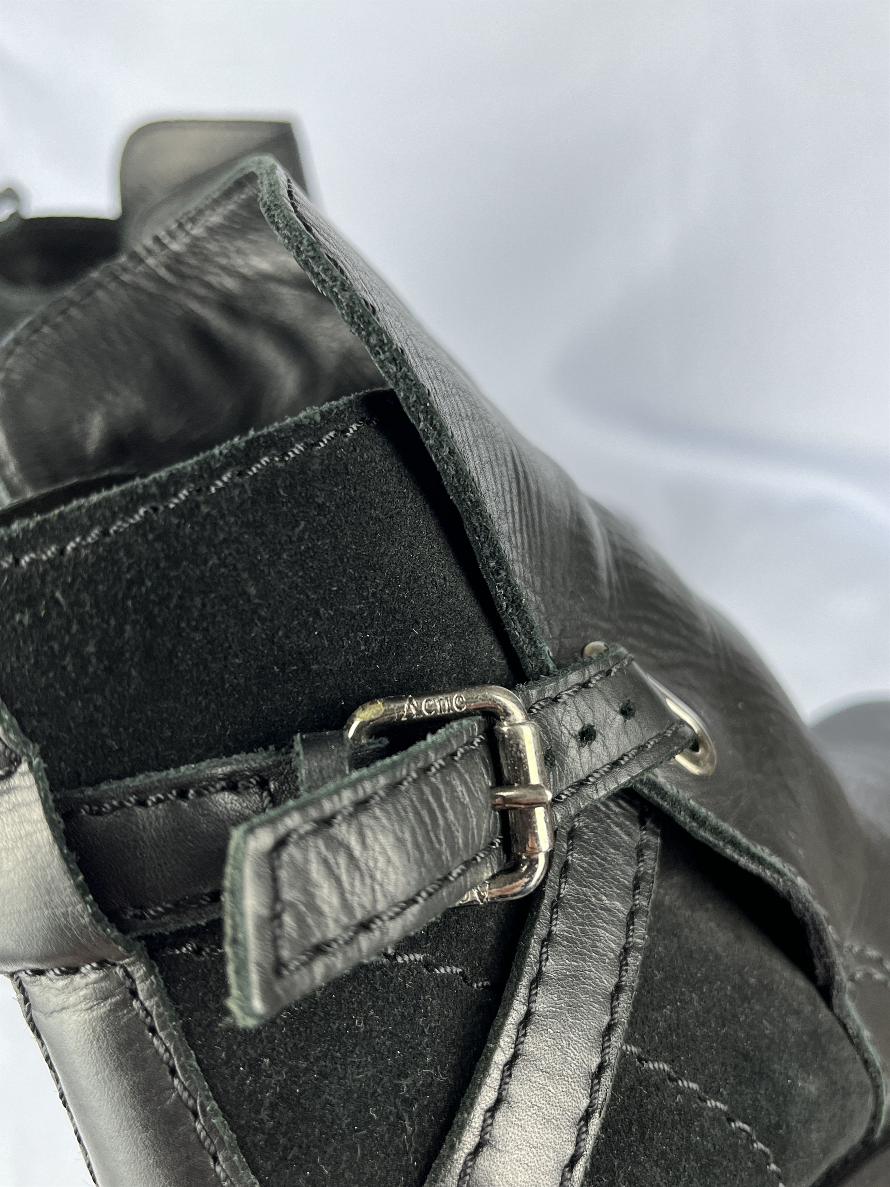 Acne Studios ACNE Heels Leather Belt Boots Size EU 39 / UK 6 / US 9 Size US 9 / IT 39 - 7 Thumbnail