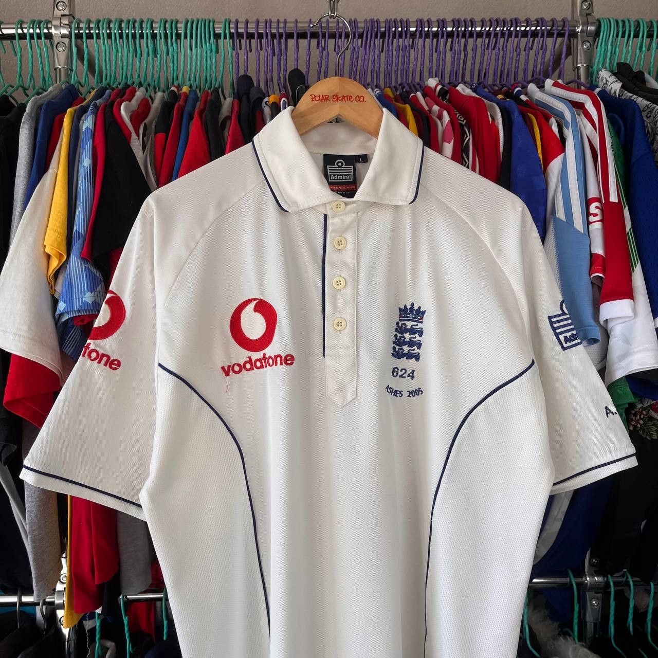 Vintage England Cricket Ashes 2005 Polo Test Cap 624 Andrew Strauss Size US L / EU 52-54 / 3 - 1 Thumbnail