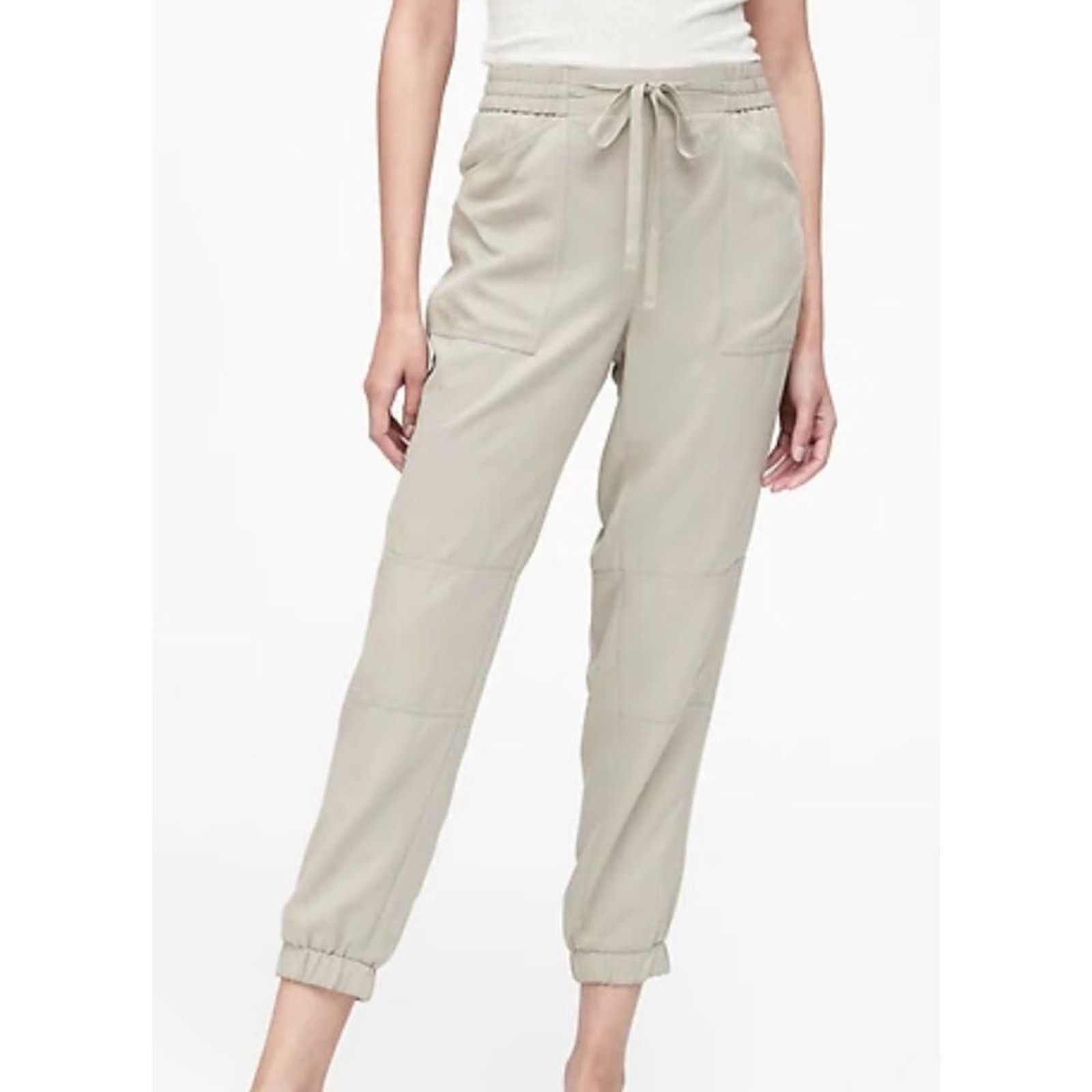 Banana Republic Nwt- Banana Republic- TENCEL™ UTILITY JOGGER PANT-Small Size 28" / US 6 / IT 42 - 1 Thumbnail