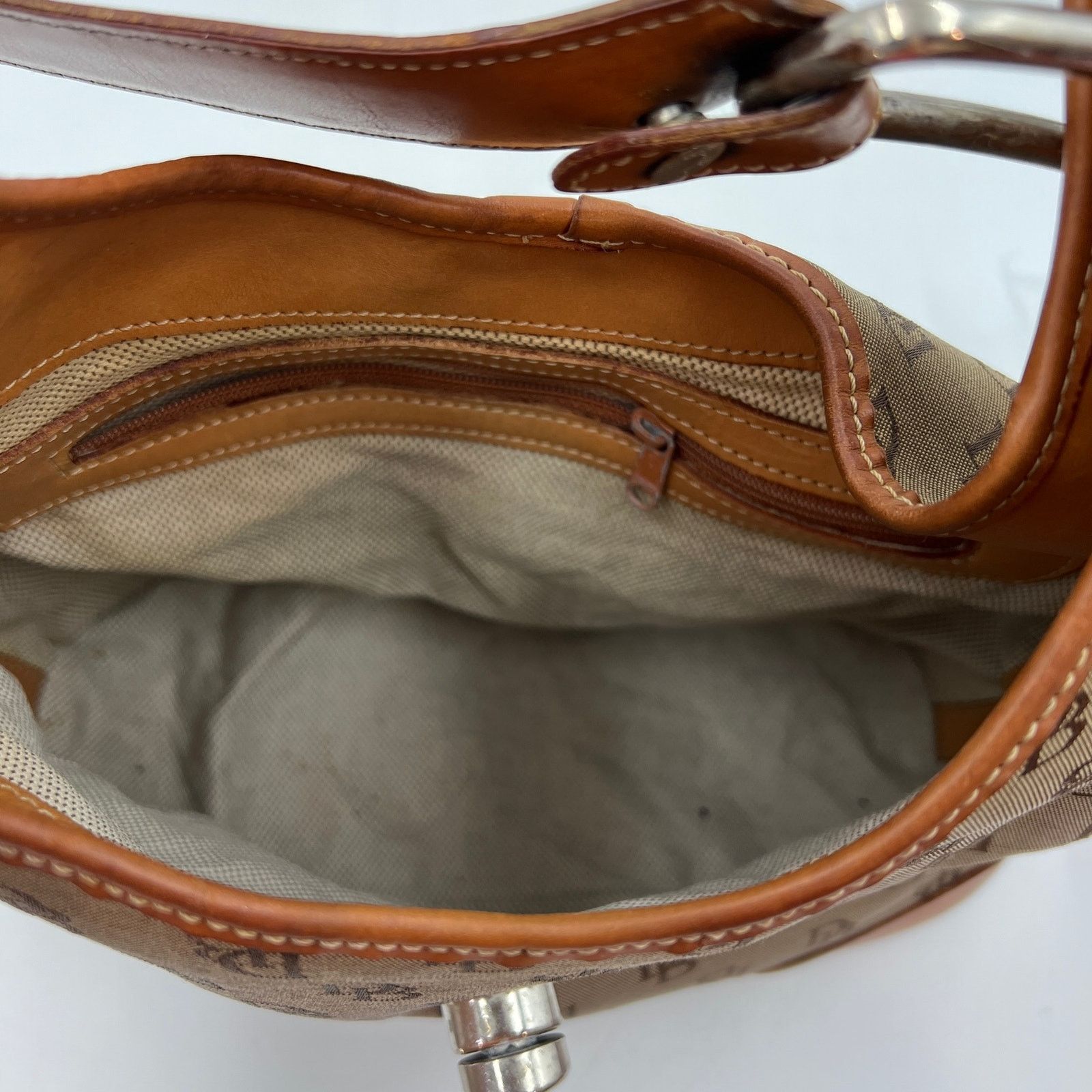 Dooney & Bourke Dooney & Bourke Hobo Shoulder Bag Logo Jacqurd Handbag Size ONE SIZE - 2 Thumbnail