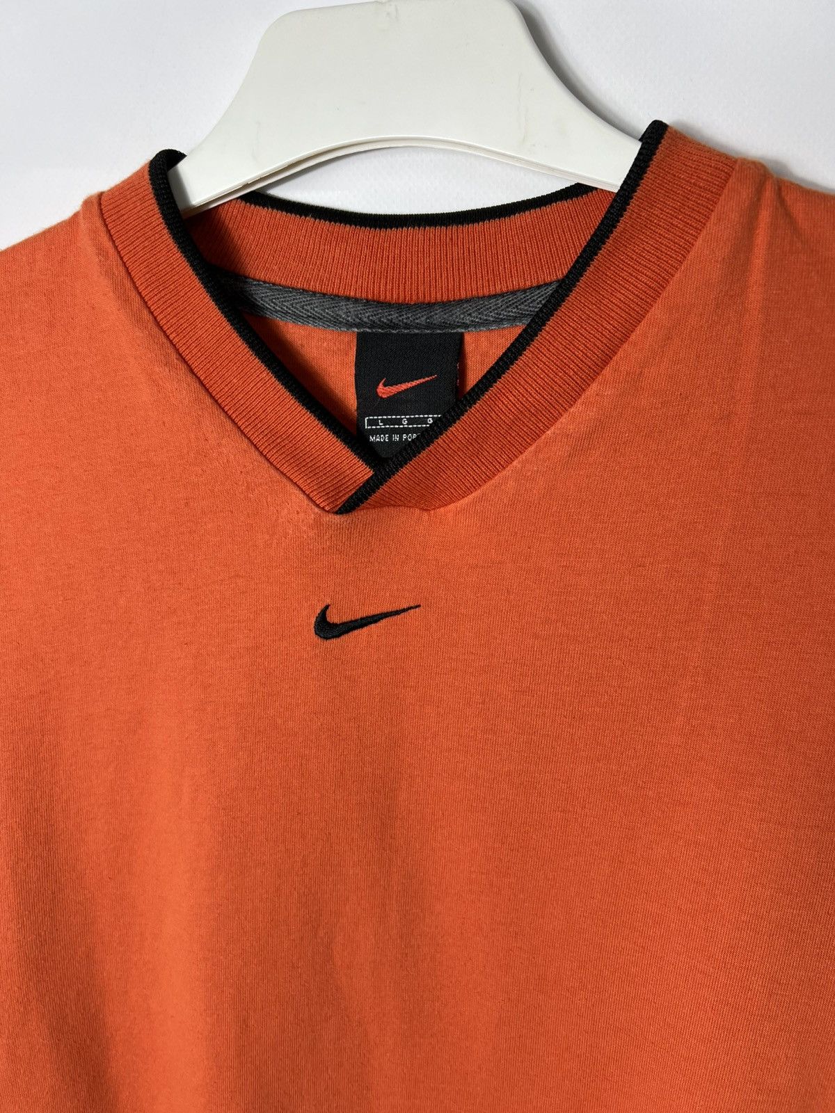 Nike Vintage Nike Center Swoosh Logo Boxy T Shirt Oversize Fit Size US L / EU 52-54 / 3 - 3 Thumbnail