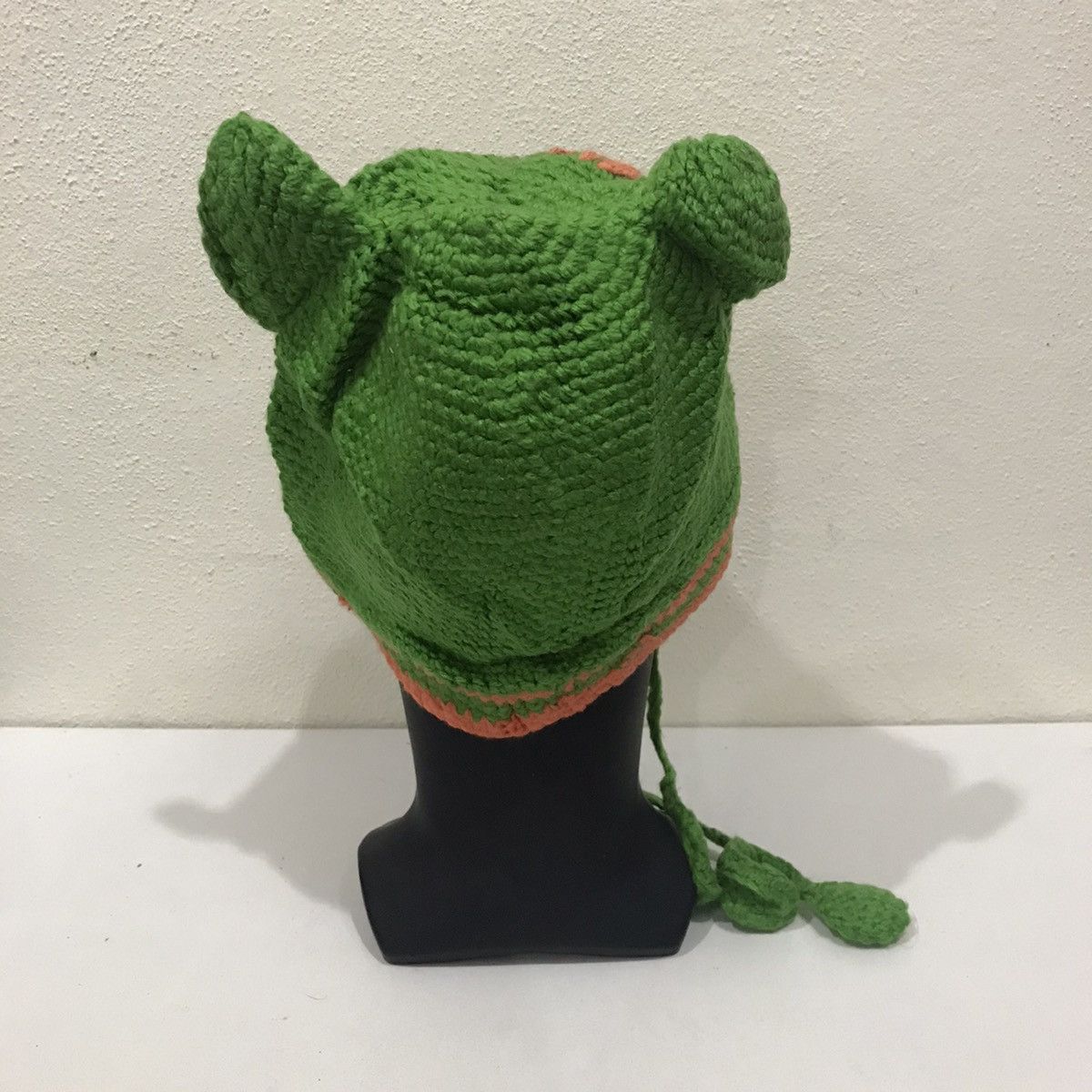 Japanese Brand × Vintage Japanese Brand Bunny Horn Earflap Knit Beanie Hat Size ONE SIZE - 6 Thumbnail