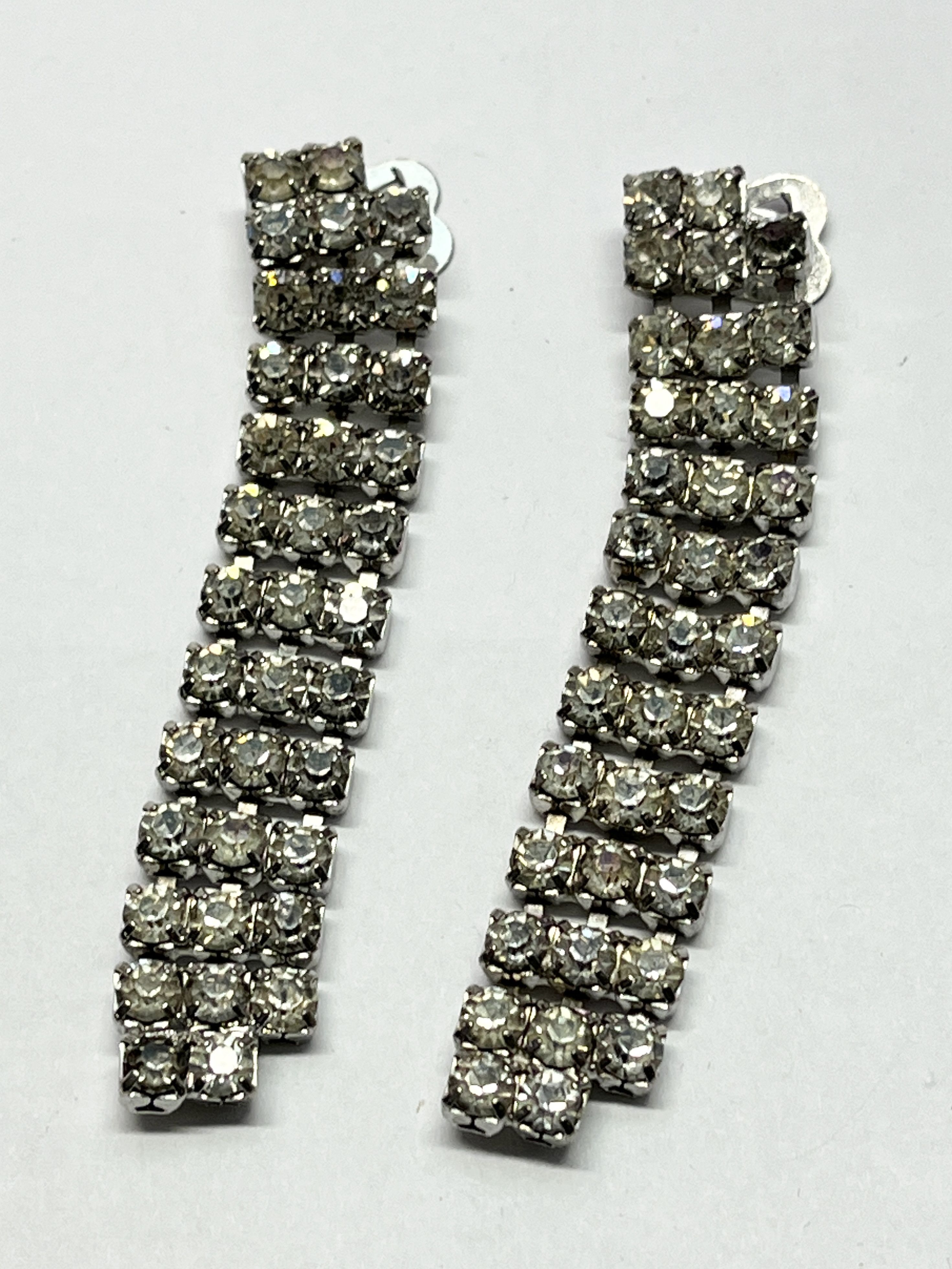 Vintage Vintage rhinestone dress clip shoe clips Size ONE SIZE - 2 Thumbnail