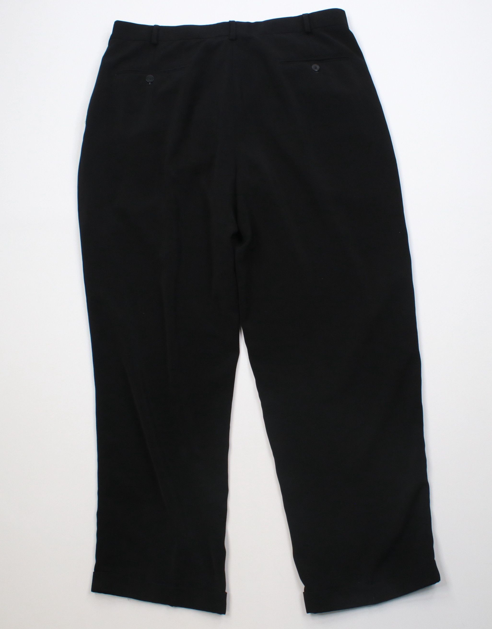 Vintage Vintage 90s Streetwear Microfiber Wide Leg Chino Pants Black Size US 38 / EU 54 - 9 Thumbnail