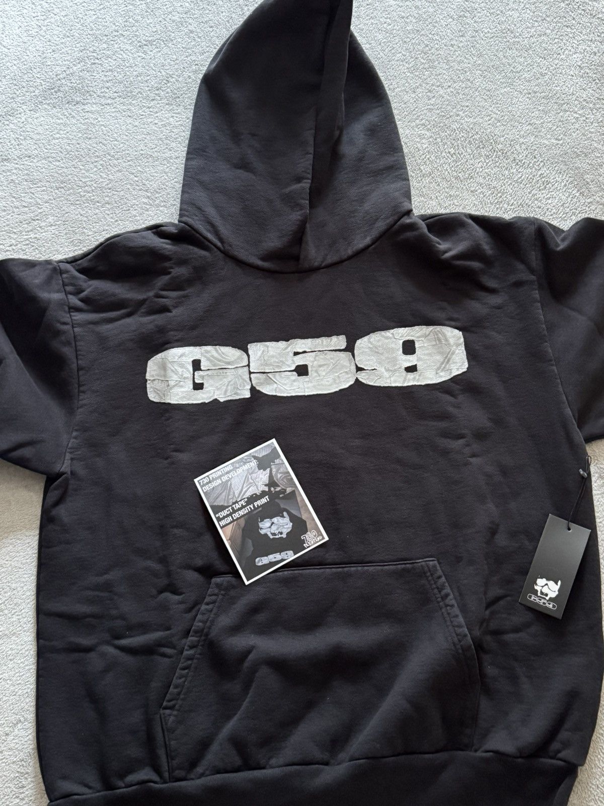 G59 Records G59 Duct Tape Hoodie (Black) Size US XL / EU 56 / 4 - 1 Thumbnail