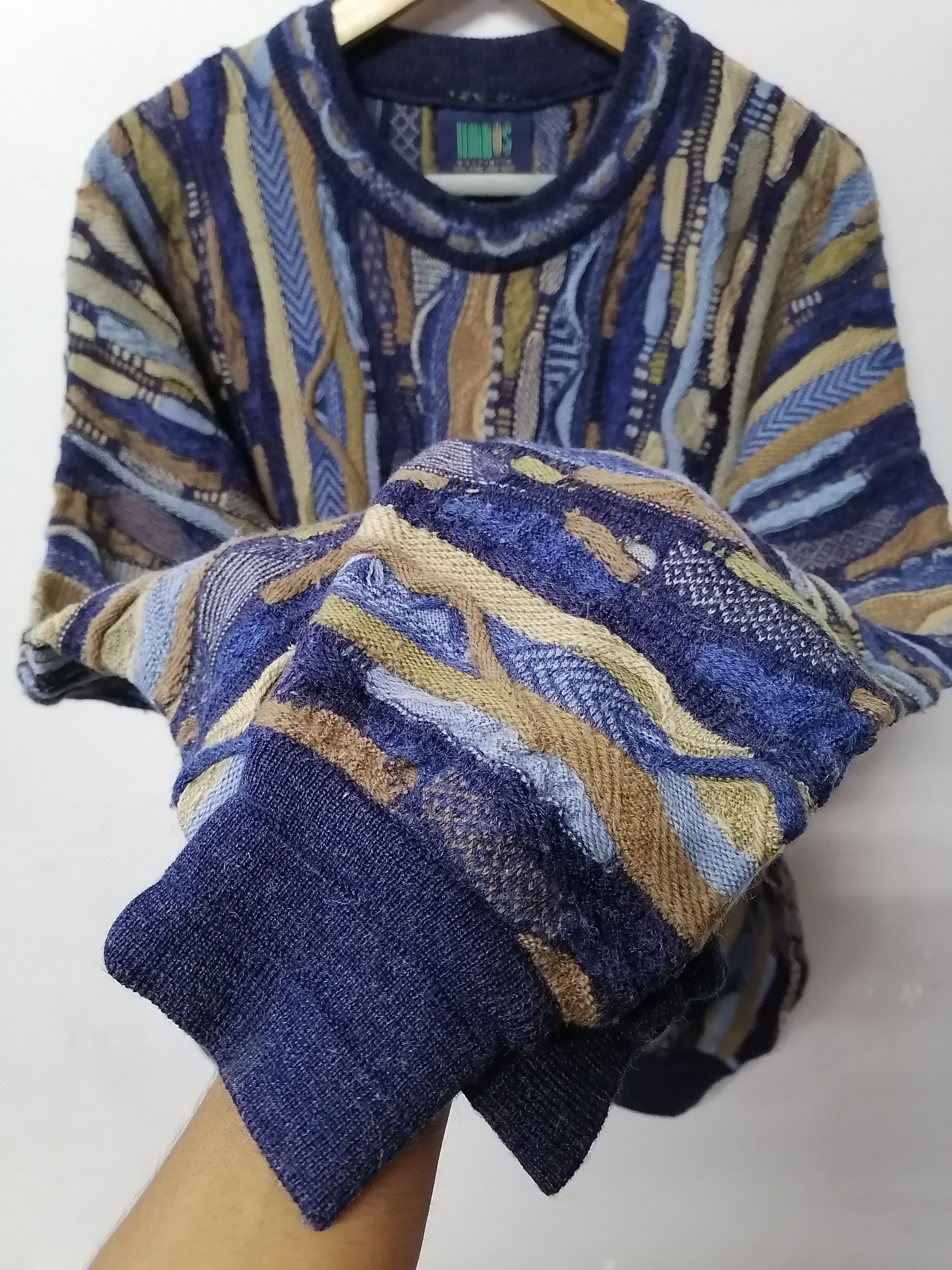 Coogi × Vintage Vintage Limnos ICONIC Coogi Pure Wool Knitwear Size US M / EU 48-50 / 2 - 2 Thumbnail
