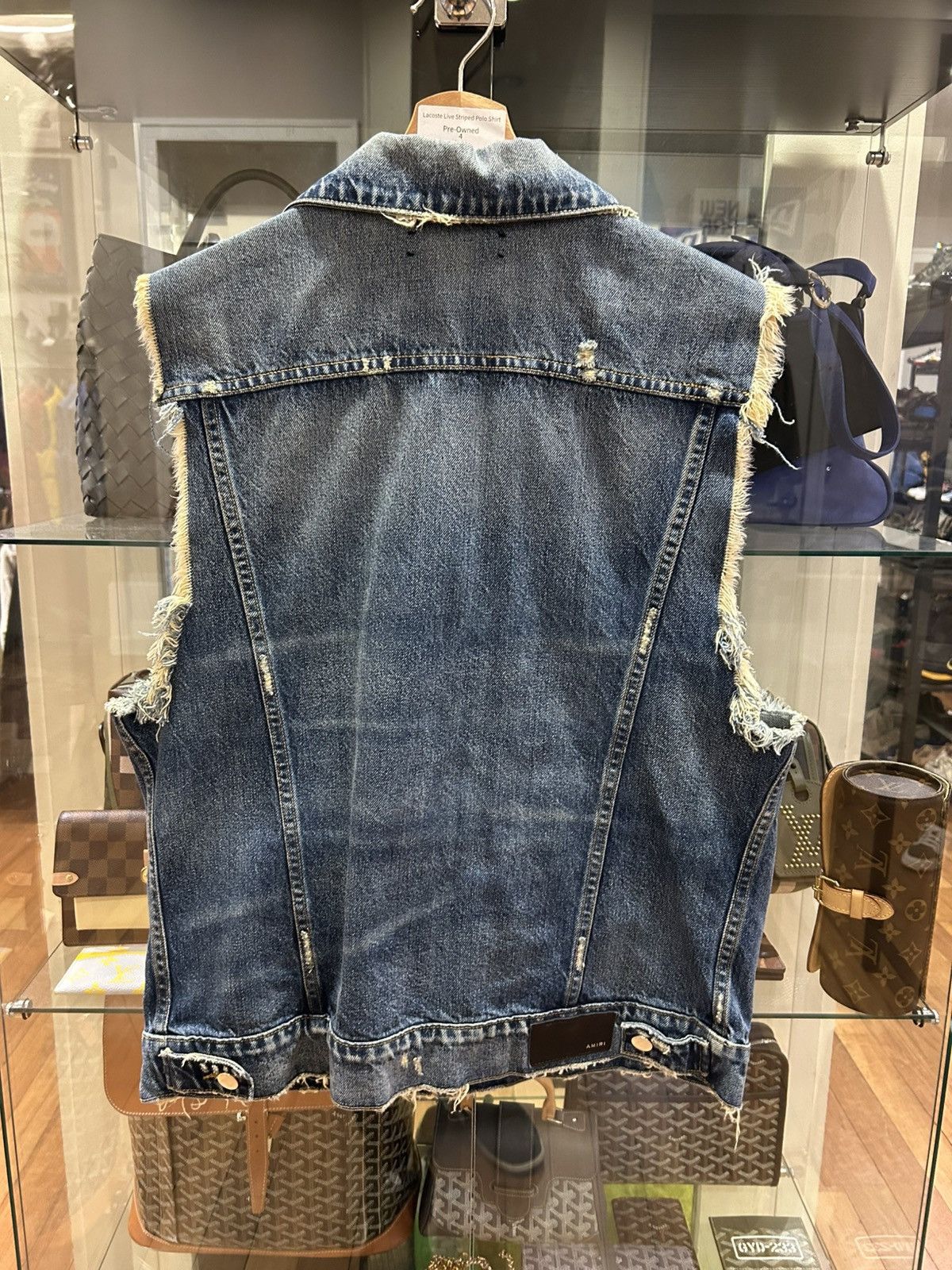 Amiri Amiri Sleeveless Trucker Jacket Size US XL / EU 56 / 4 - 2 Thumbnail