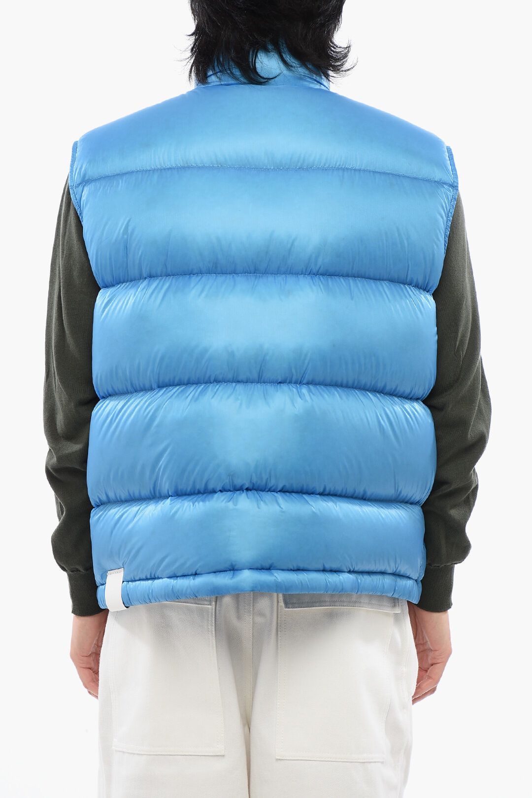Jil Sander og1mm0625 Recycled Nylon Sleeveless Down Jacket Light Blue Size US S / EU 44-46 / 1 - 2 Thumbnail
