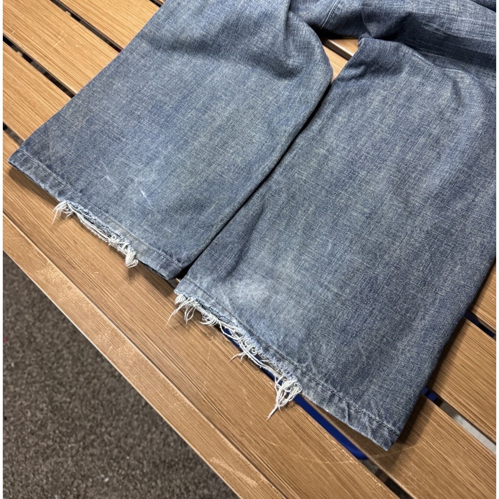 Helix Y2k Helix Relaxed Bootcut Distressed Jeans 38x31 Skater Size US 38 / EU 54 - 9 Thumbnail