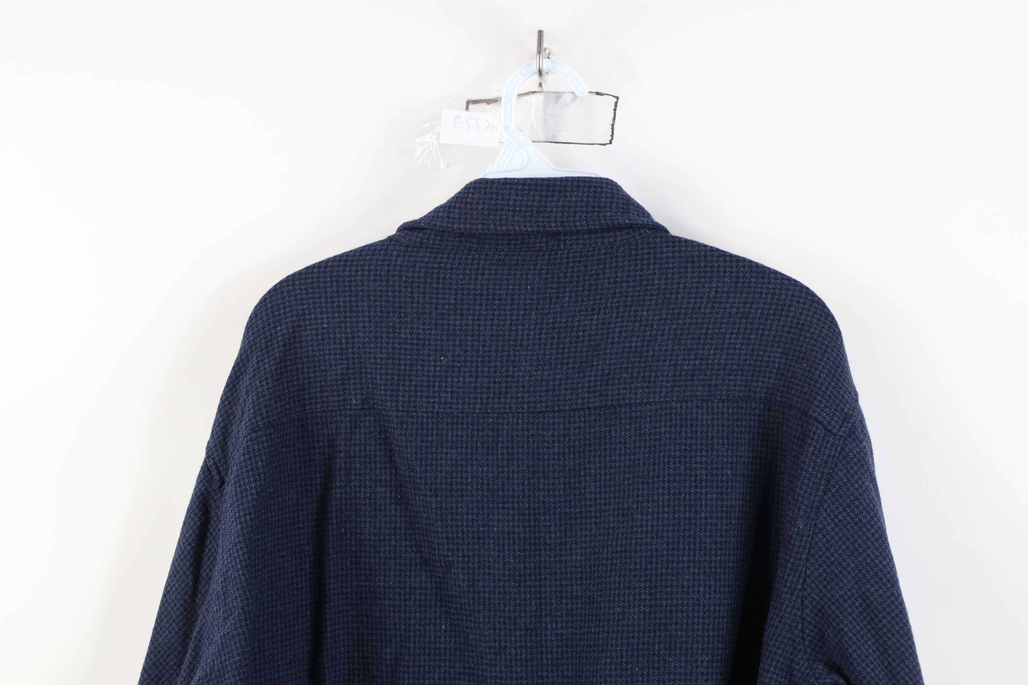 Vintage Vintage 90s Streetwear Houndstooth Collared Button Shirt Size US XL / EU 56 / 4 - 10 Thumbnail
