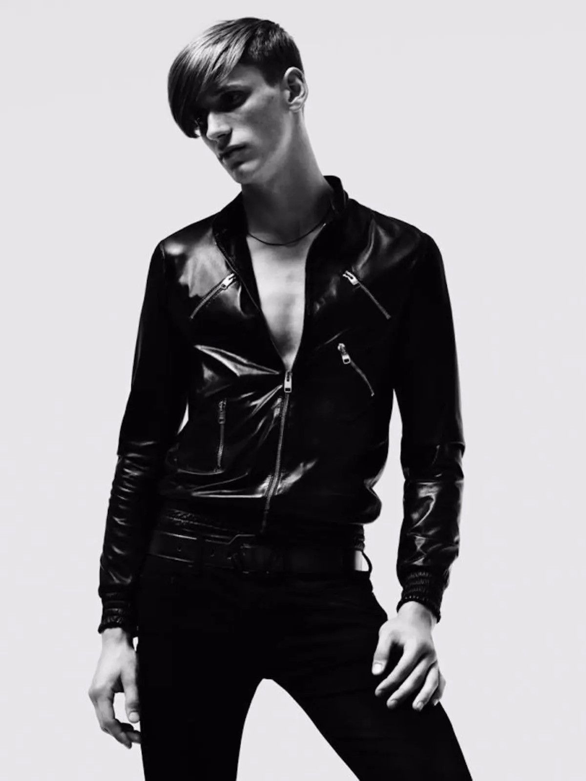 Dior SS07 Dior Homme Hedi Slimane Black Multi Zip Jacket Size US S / EU 44-46 / 1 - 20 Thumbnail